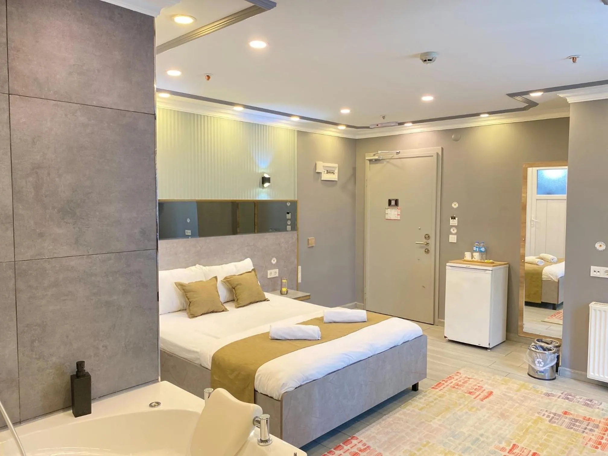Bed in Sahrakent Otel Pendik