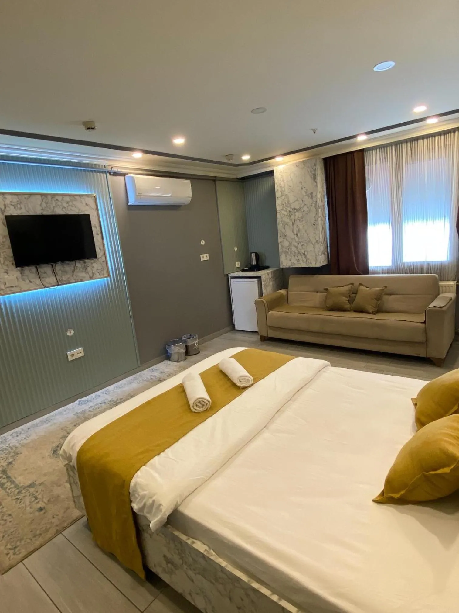 Bed in Sahrakent Otel Pendik