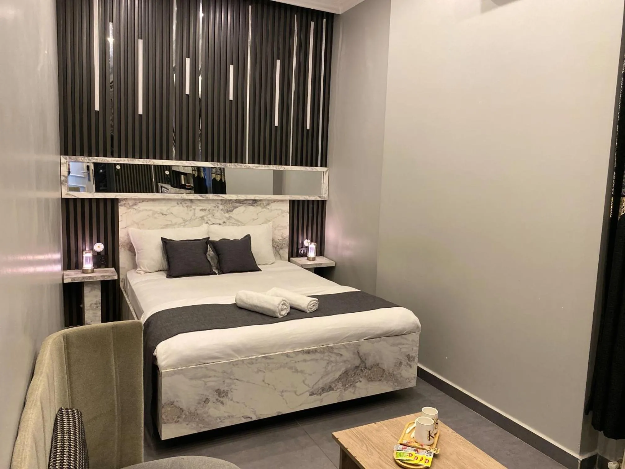 Bed in Sahrakent Otel Pendik