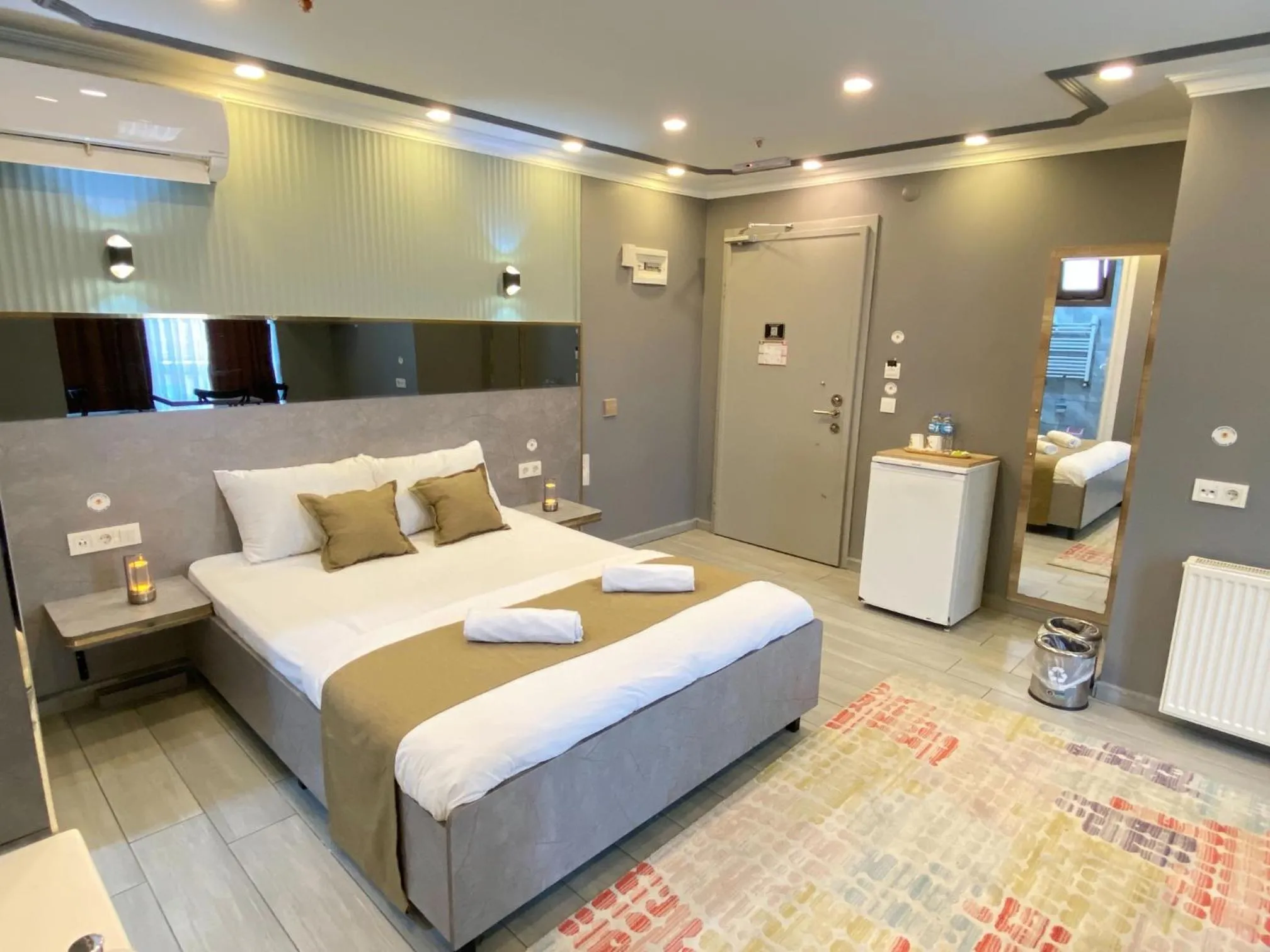 Bed in Sahrakent Otel Pendik
