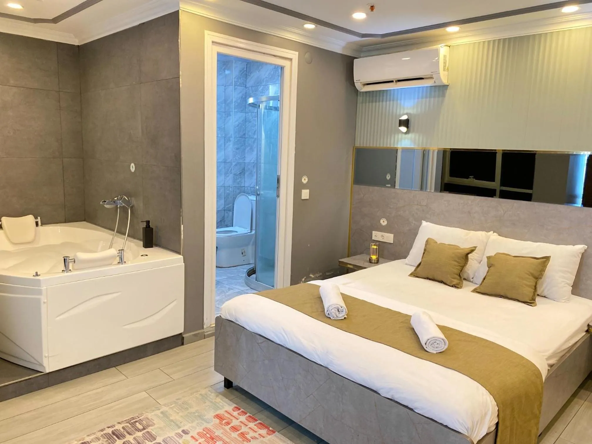 Bed in Sahrakent Otel Pendik