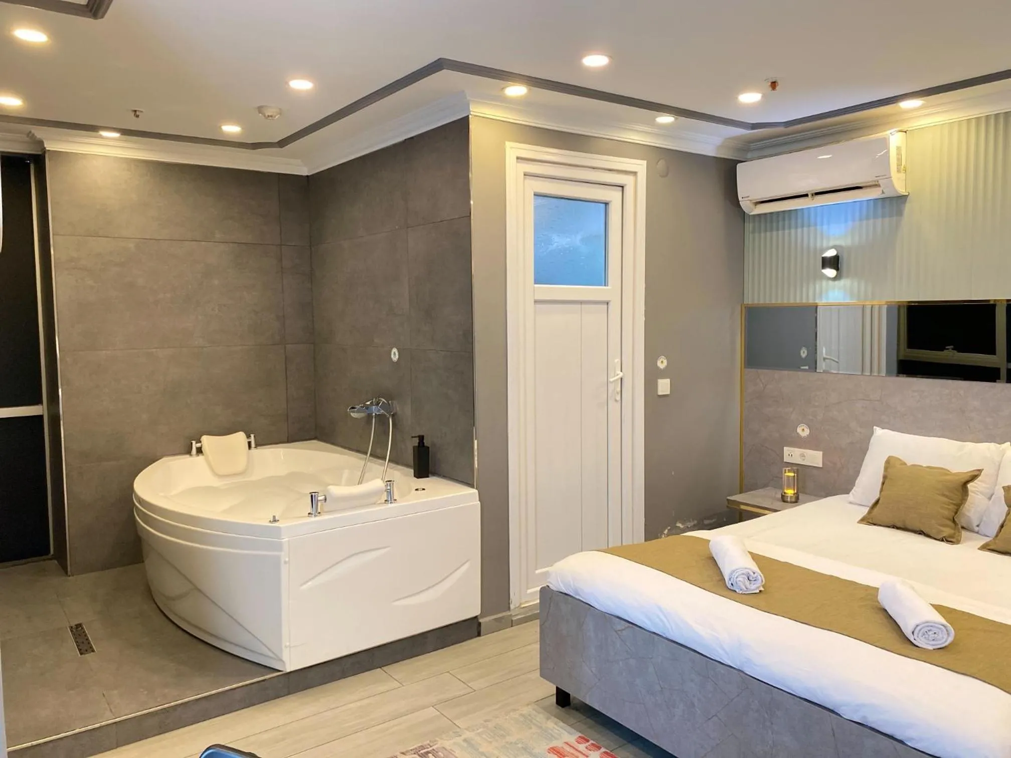 Bed in Sahrakent Otel Pendik