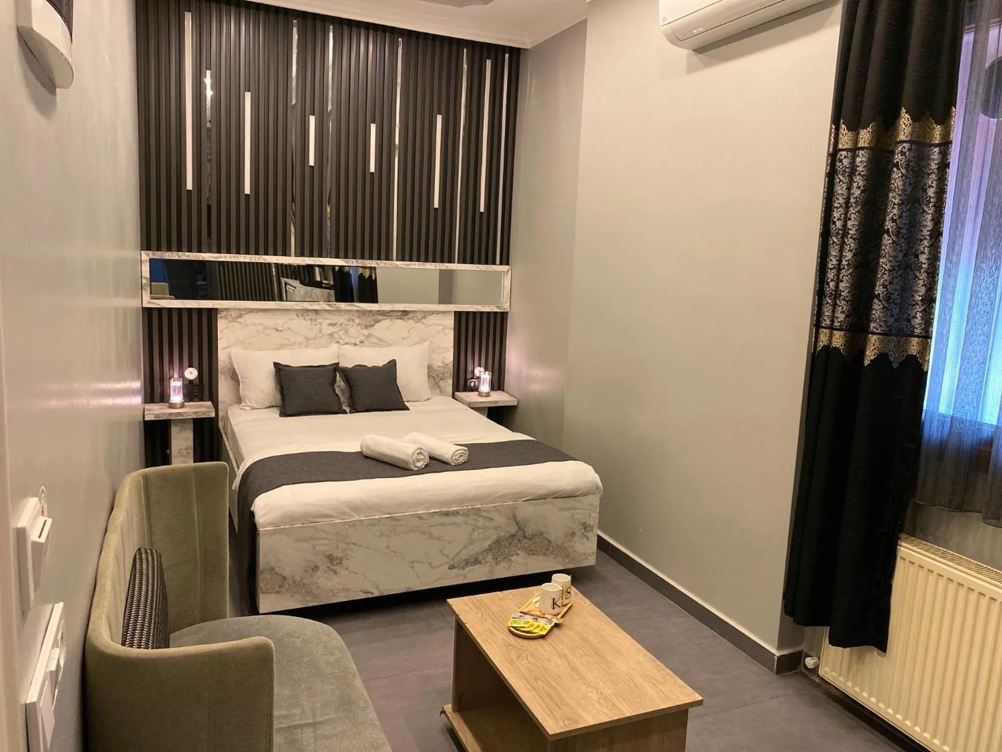 Bed in Sahrakent Otel Pendik