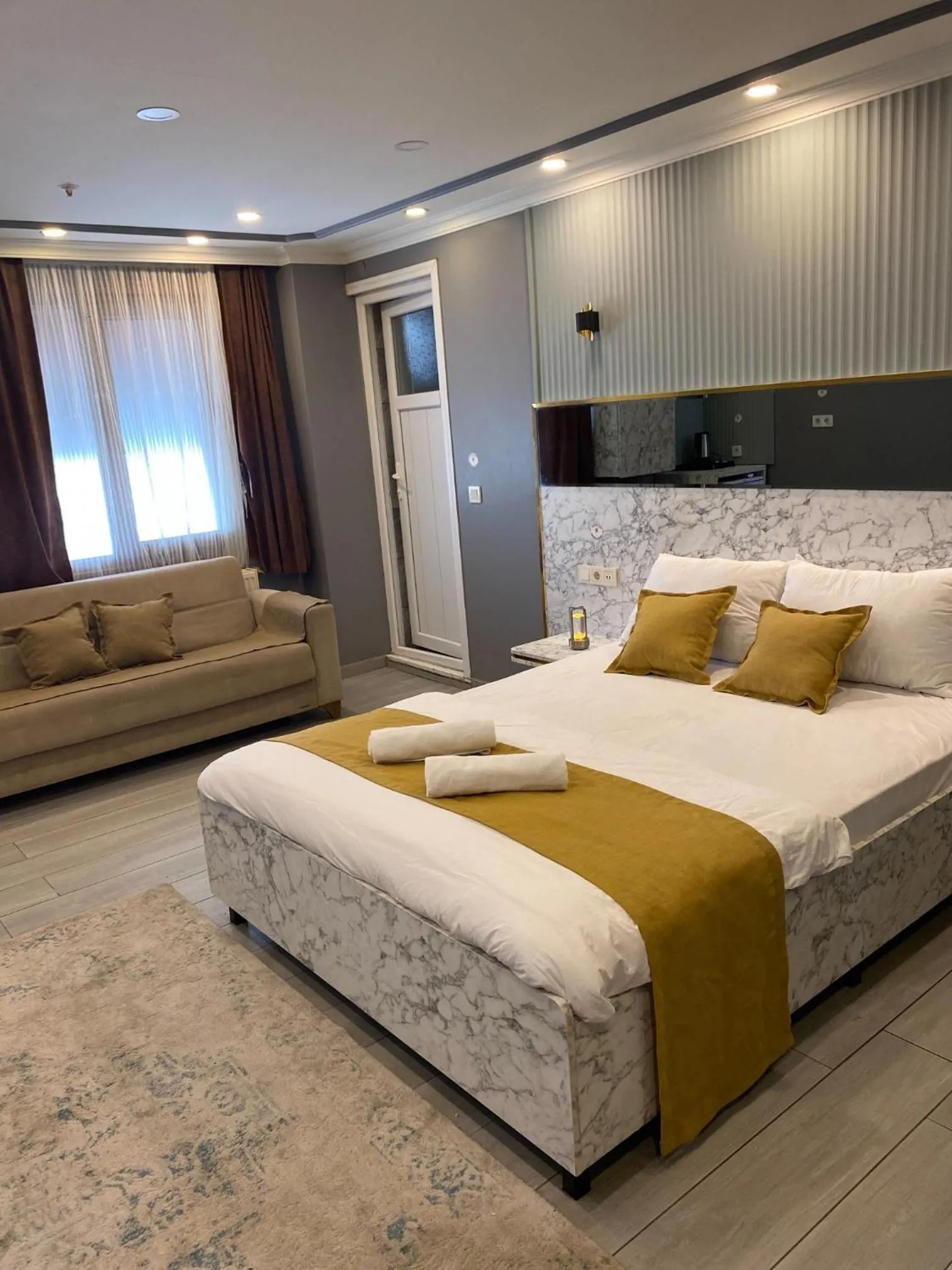 Bed in Sahrakent Otel Pendik