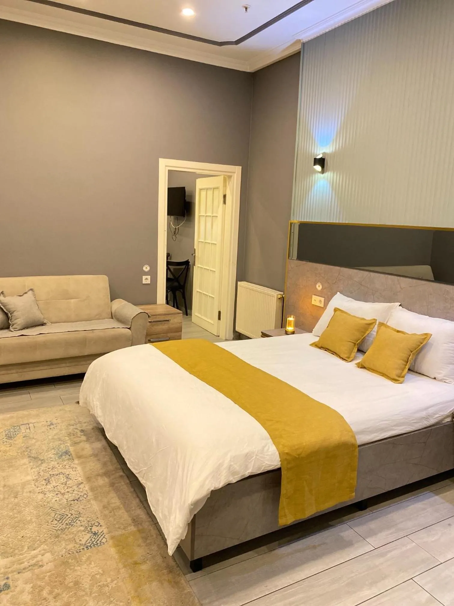 Bed in Sahrakent Otel Pendik