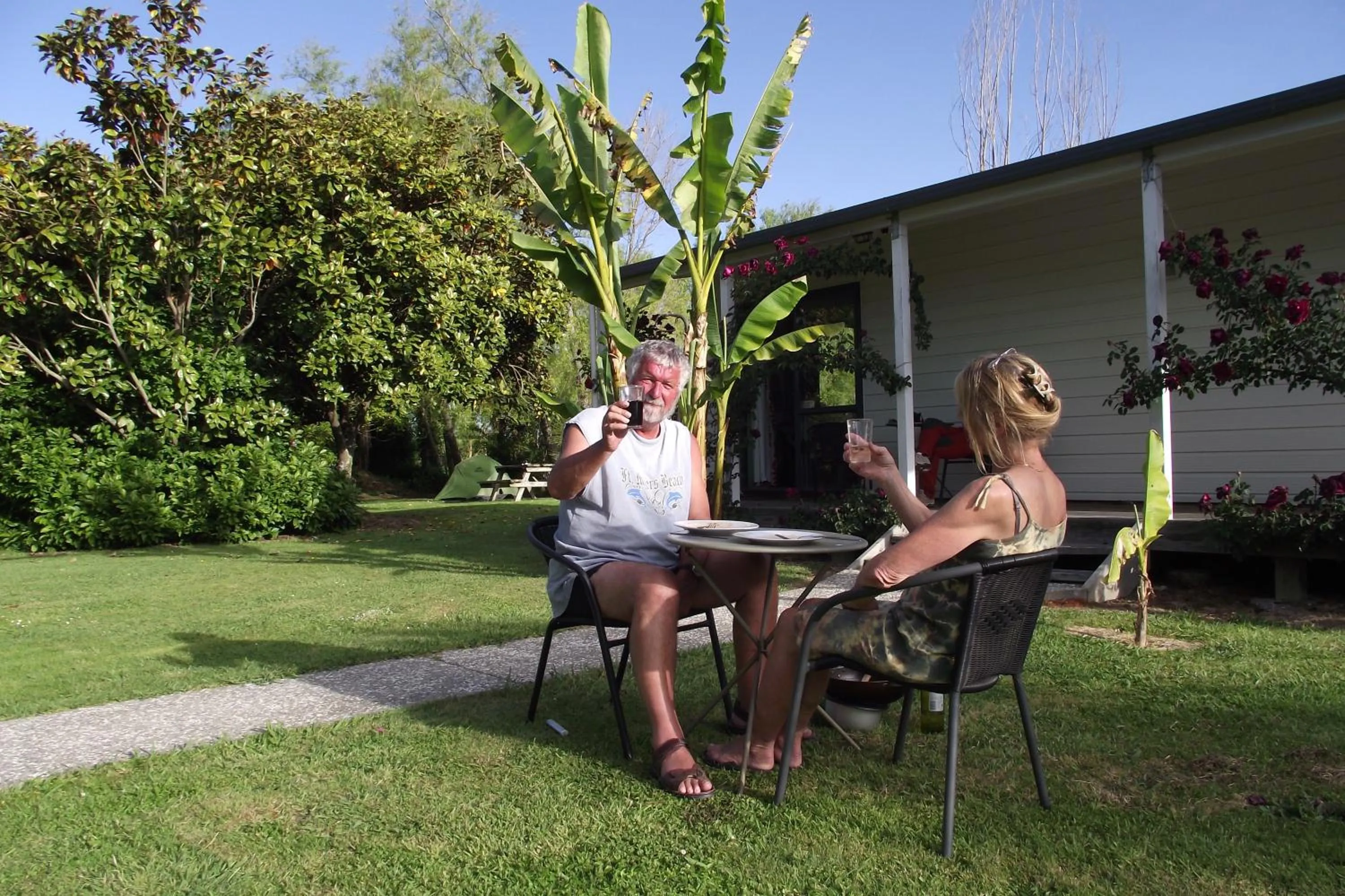 Garden in White Elephant Accomodation