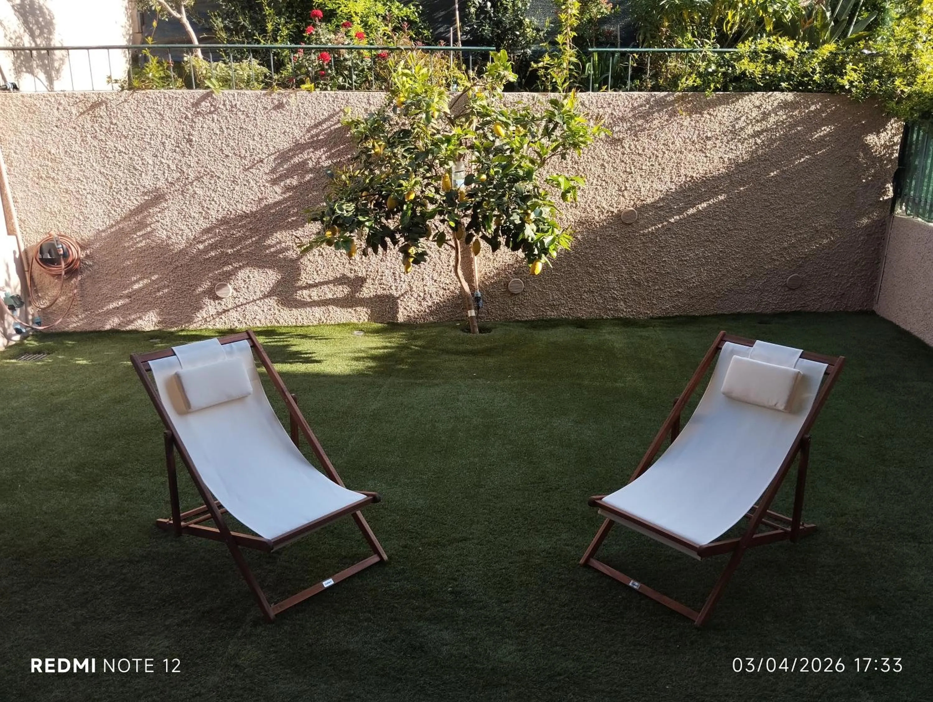 Garden view in Le pergole