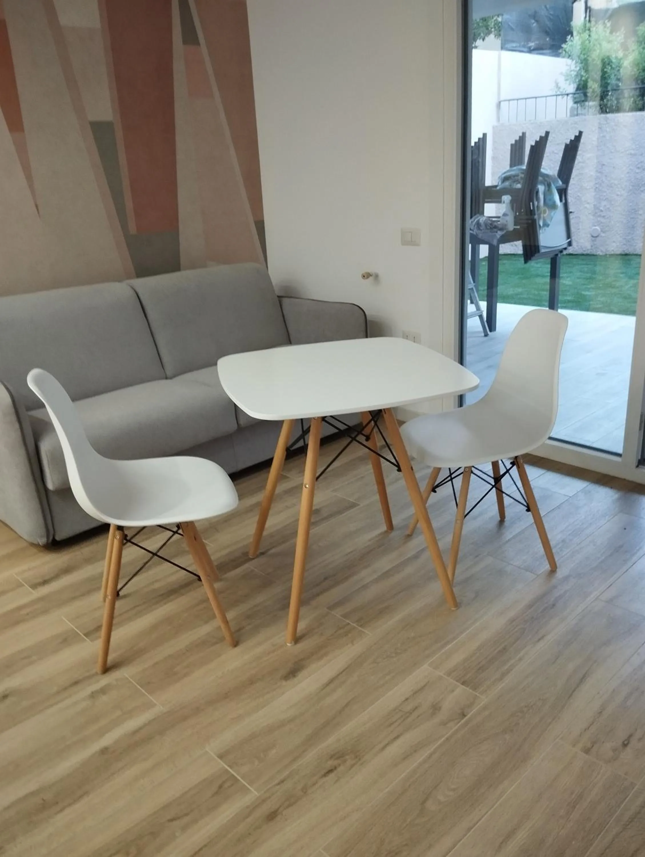 Seating area in Le pergole