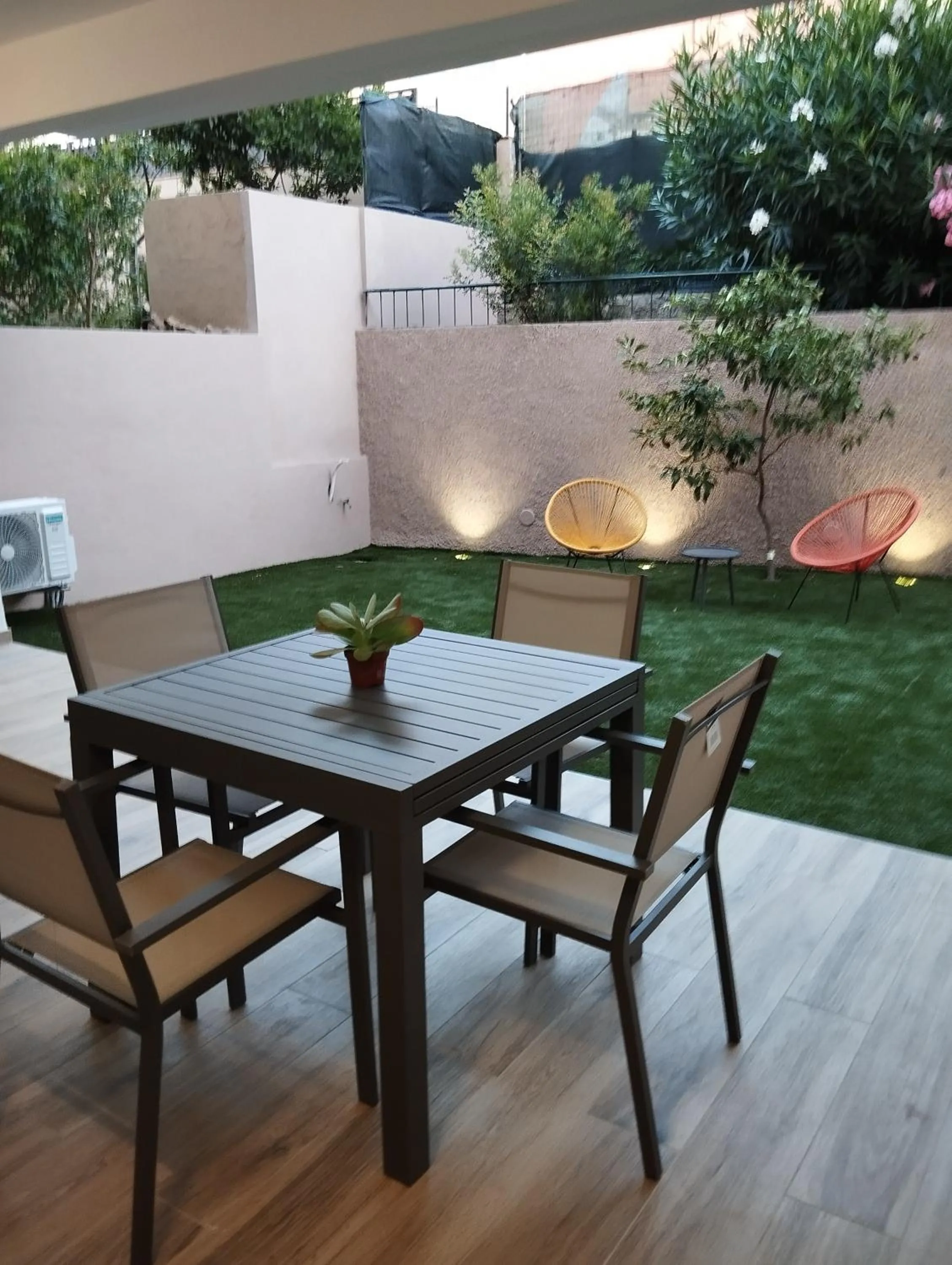 Garden view in Le pergole