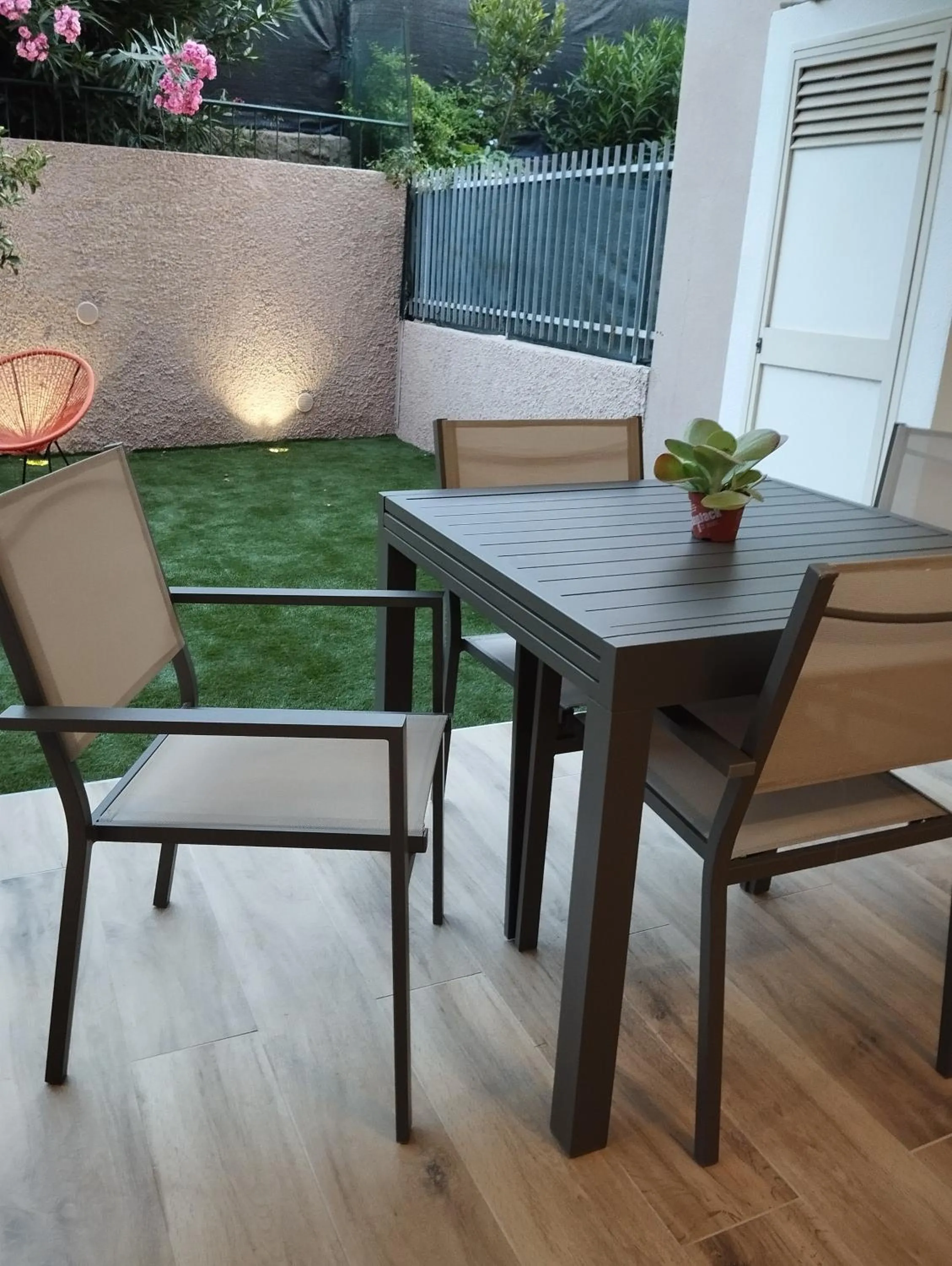 Garden view in Le pergole