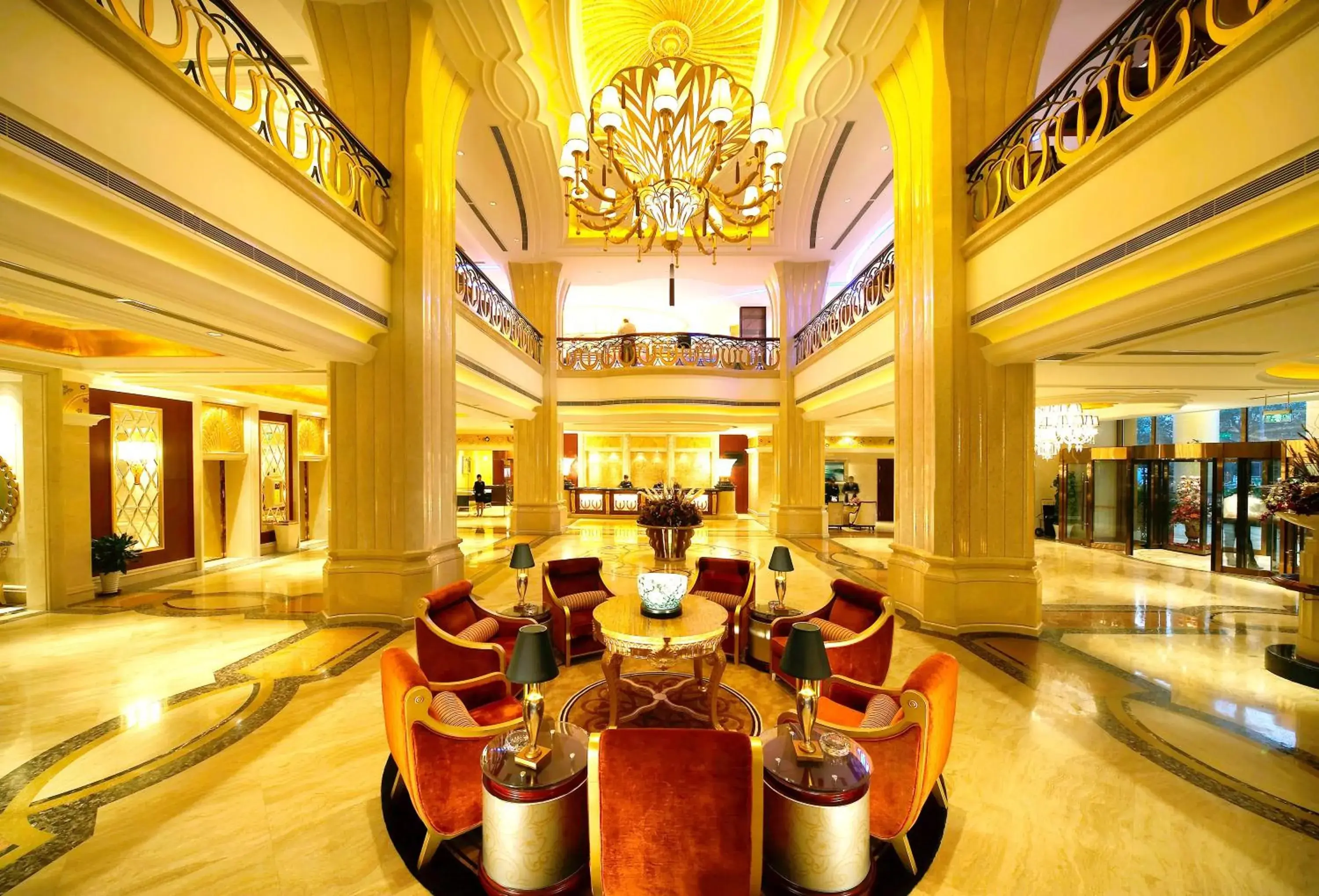 Lobby or reception in Dynasty International Hotel Dalian Lobby or reception in Dynasty International Hotel Dalian