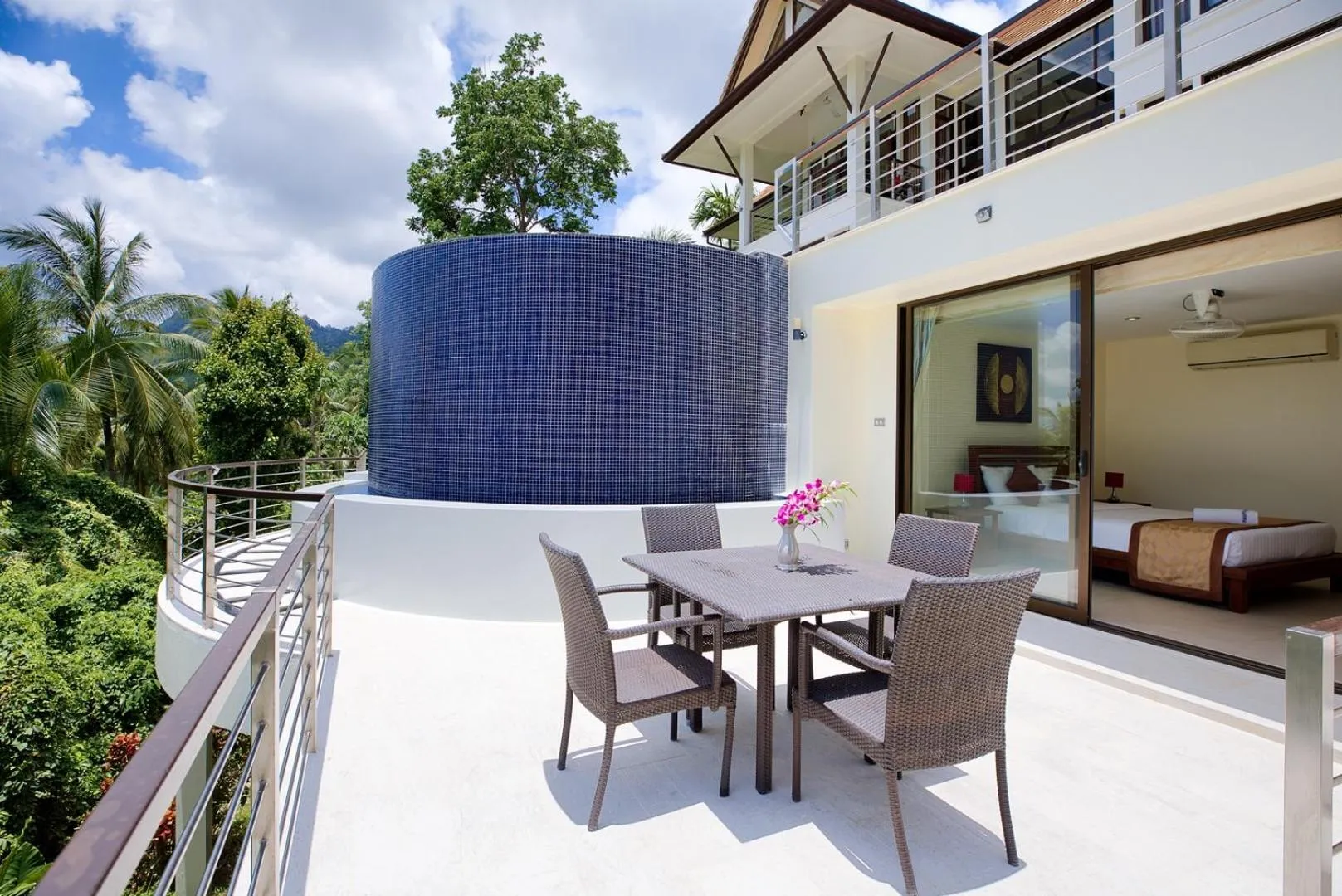 Balcony/Terrace in Villa Ma Phraaw - Ban Tai Ocean View Villa