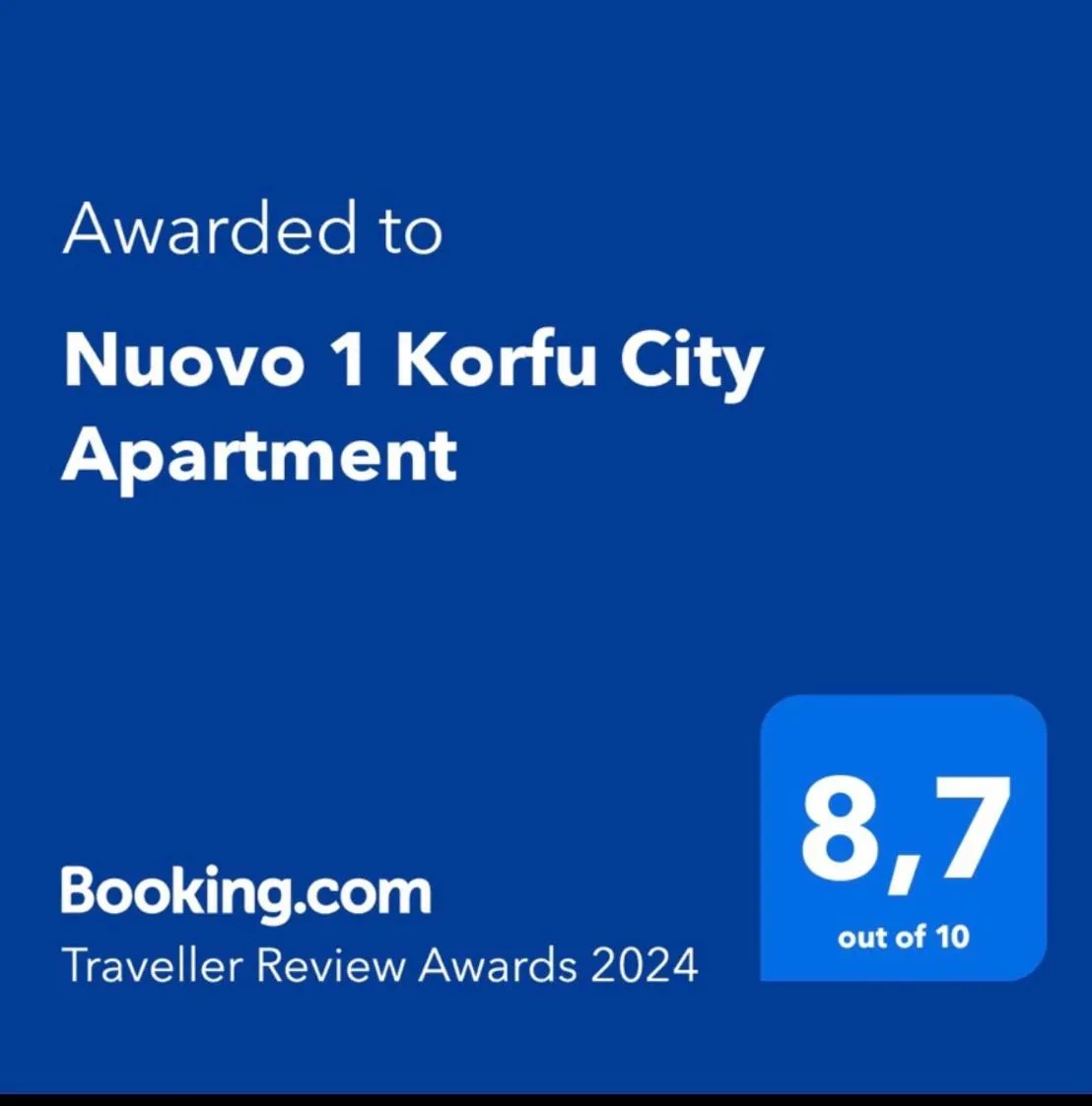 Nuovo 1 Korfu City Apartment