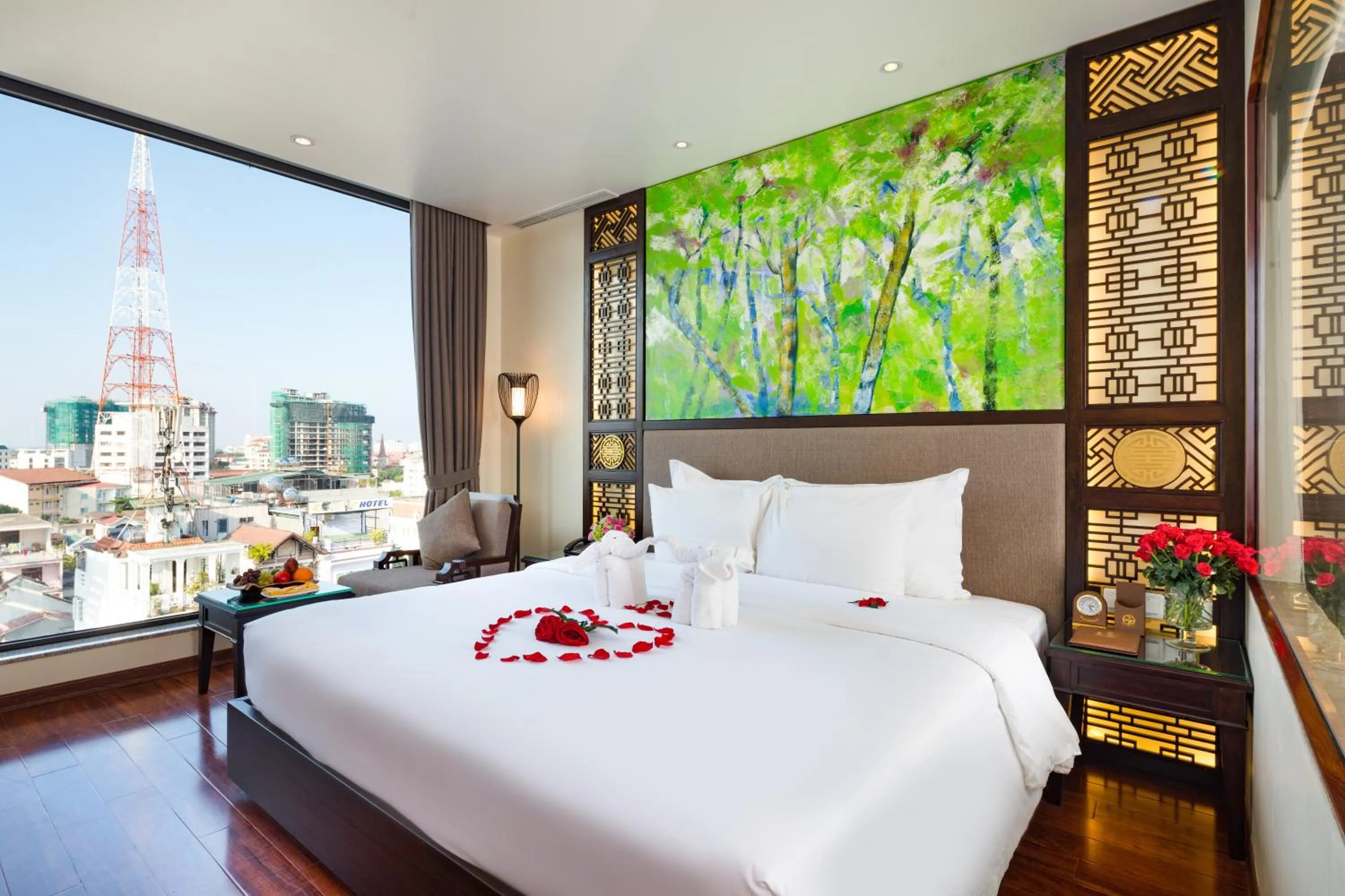 View (from property/room), Bed in Thanh Lich Royal Boutique