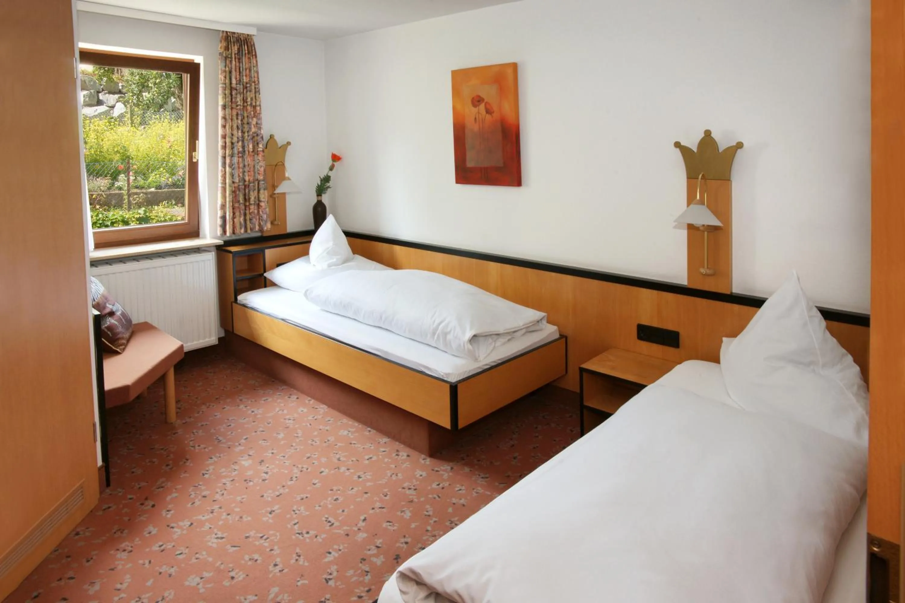 Bed in Hotel Krone
