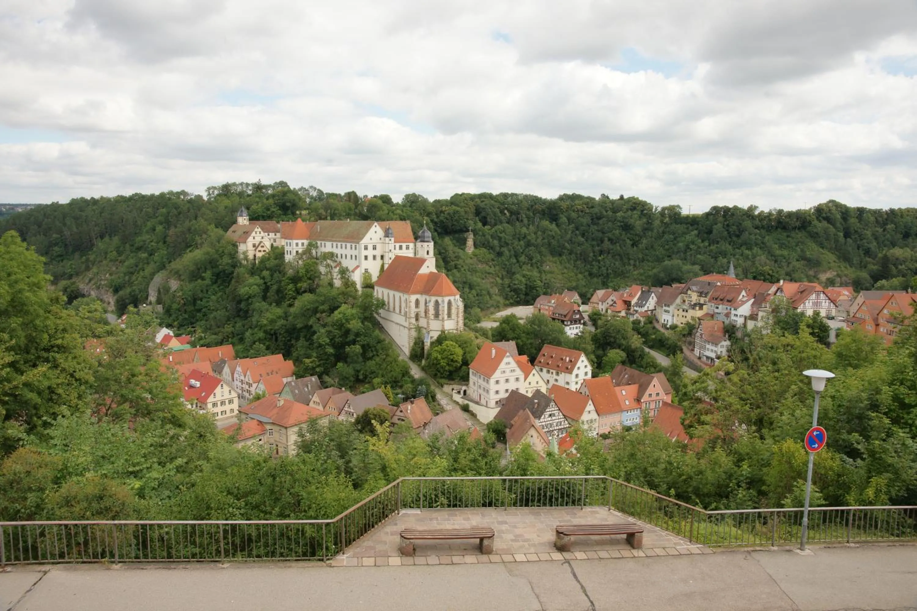 Bird's eye view in Hotel Krone