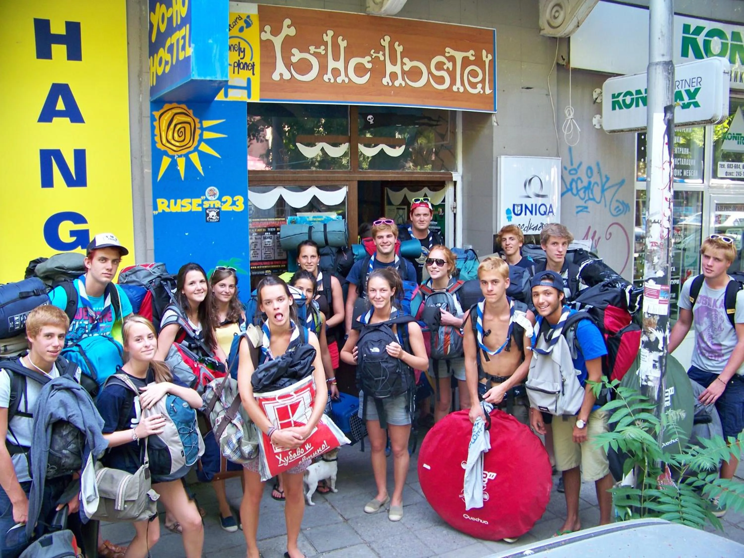 People in Yo Ho Hostel