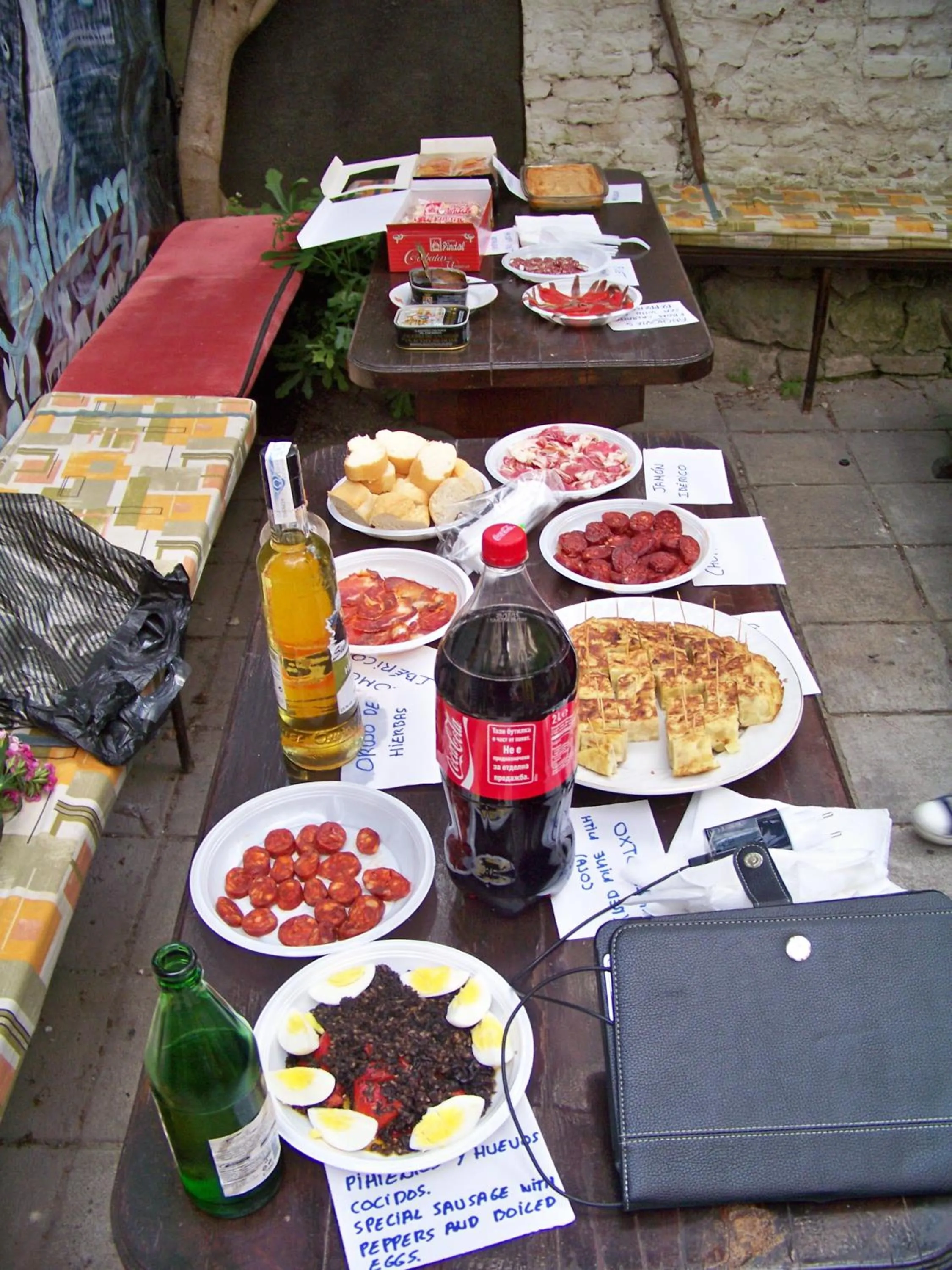 Patio in Yo Ho Hostel