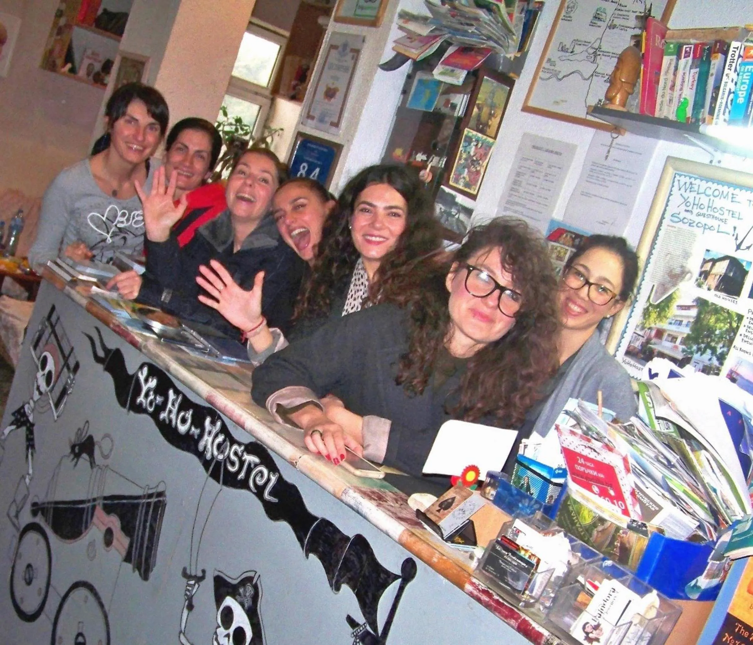 People in Yo Ho Hostel