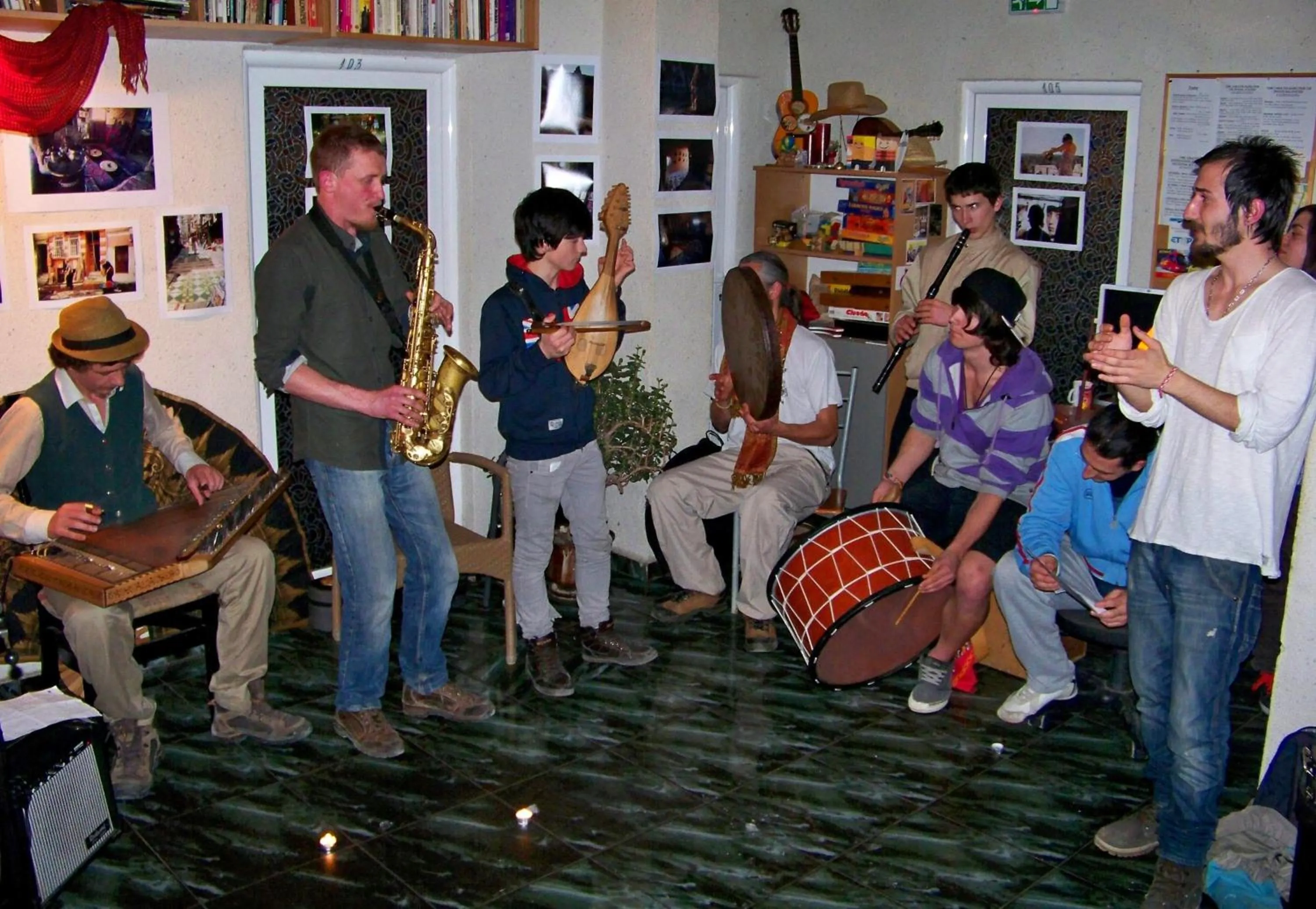 People in Yo Ho Hostel