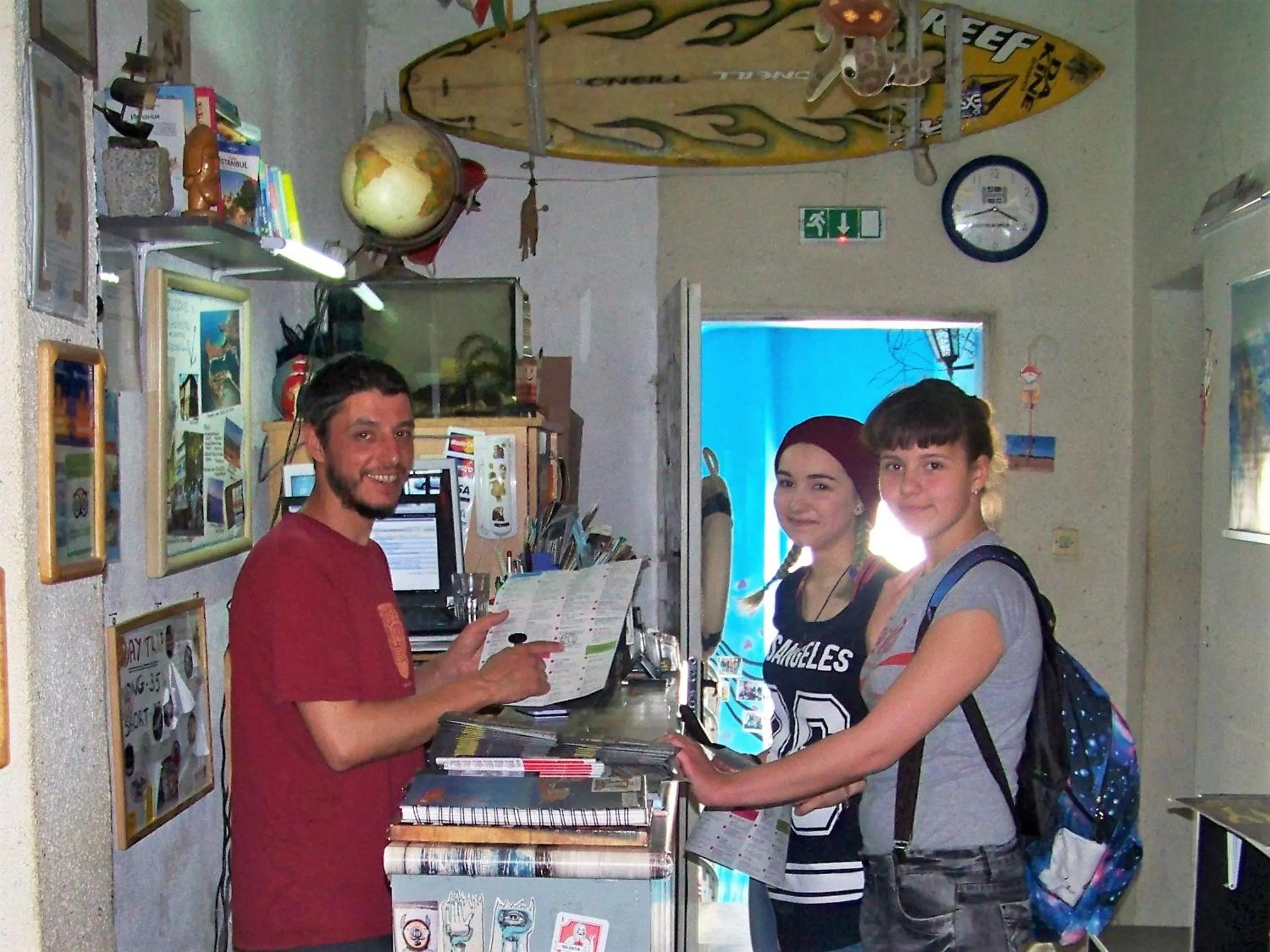 Lobby or reception in Yo Ho Hostel
