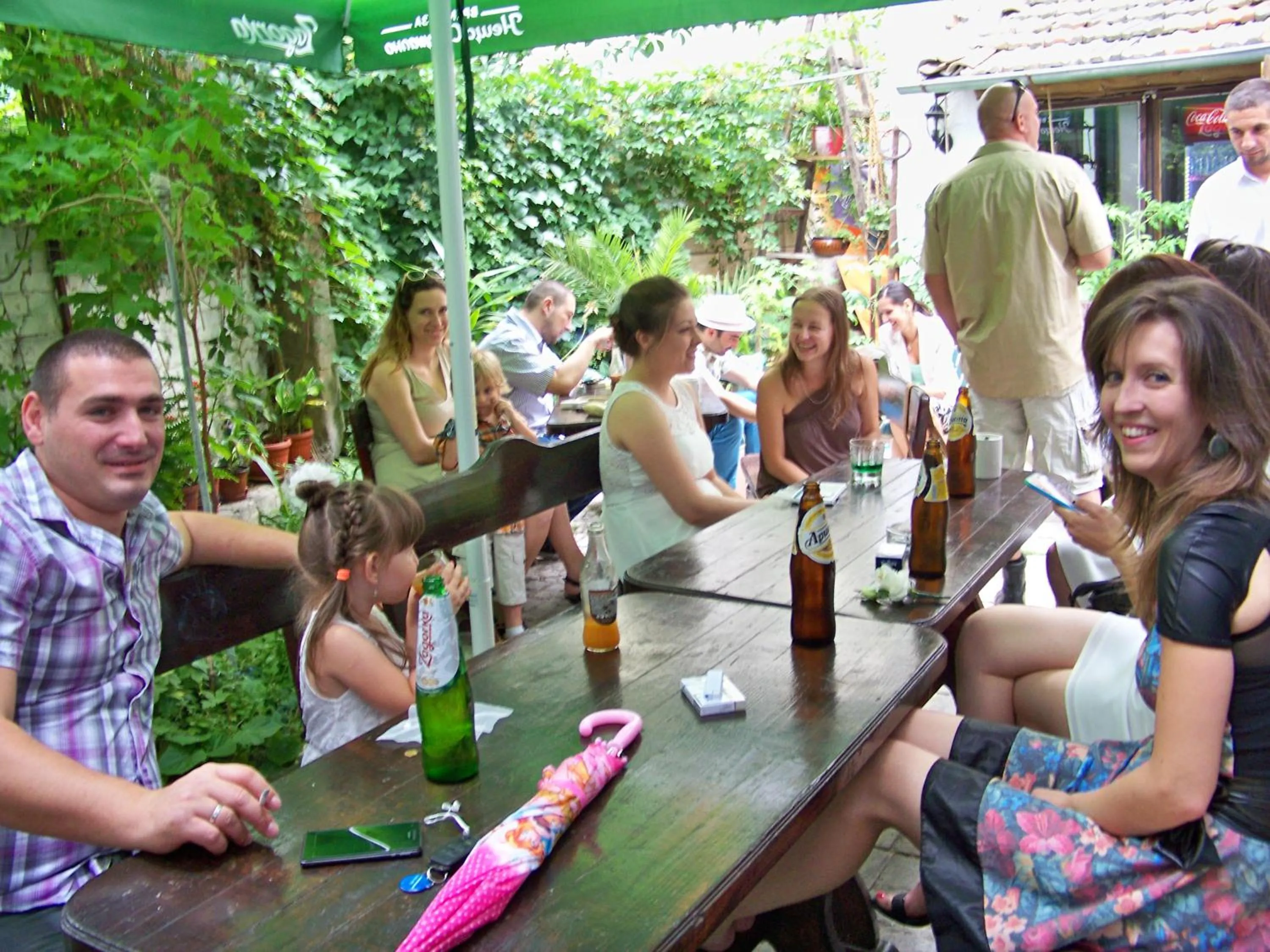 Patio in Yo Ho Hostel