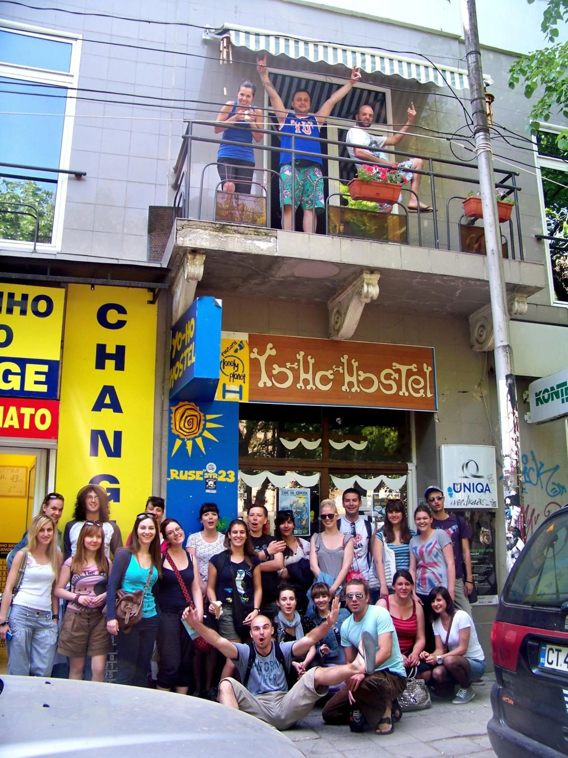 Facade/entrance in Yo Ho Hostel