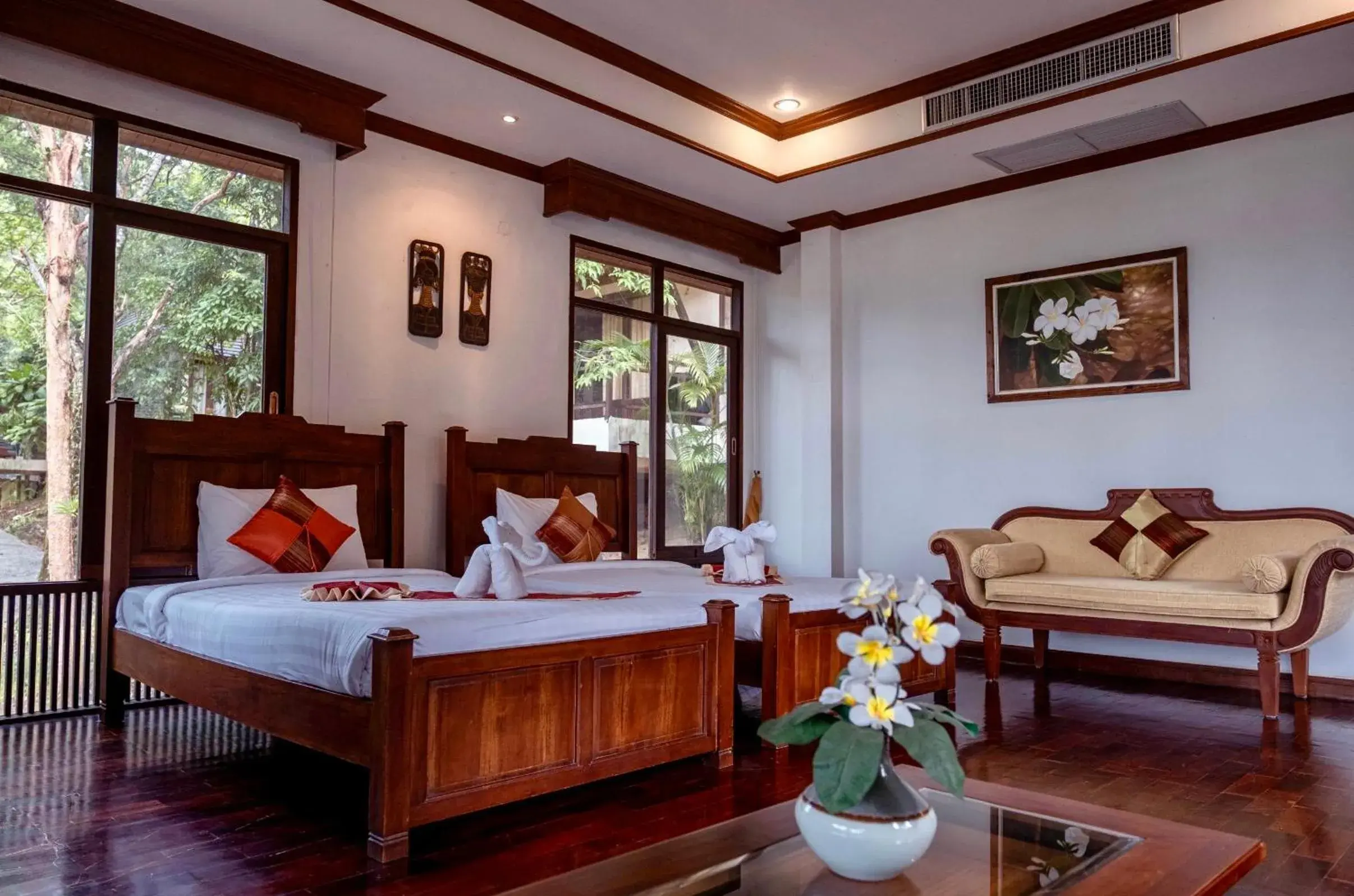 Bed in Kooncharaburi Resort - Koh Chang Bed in Kooncharaburi Resort - Koh Chang