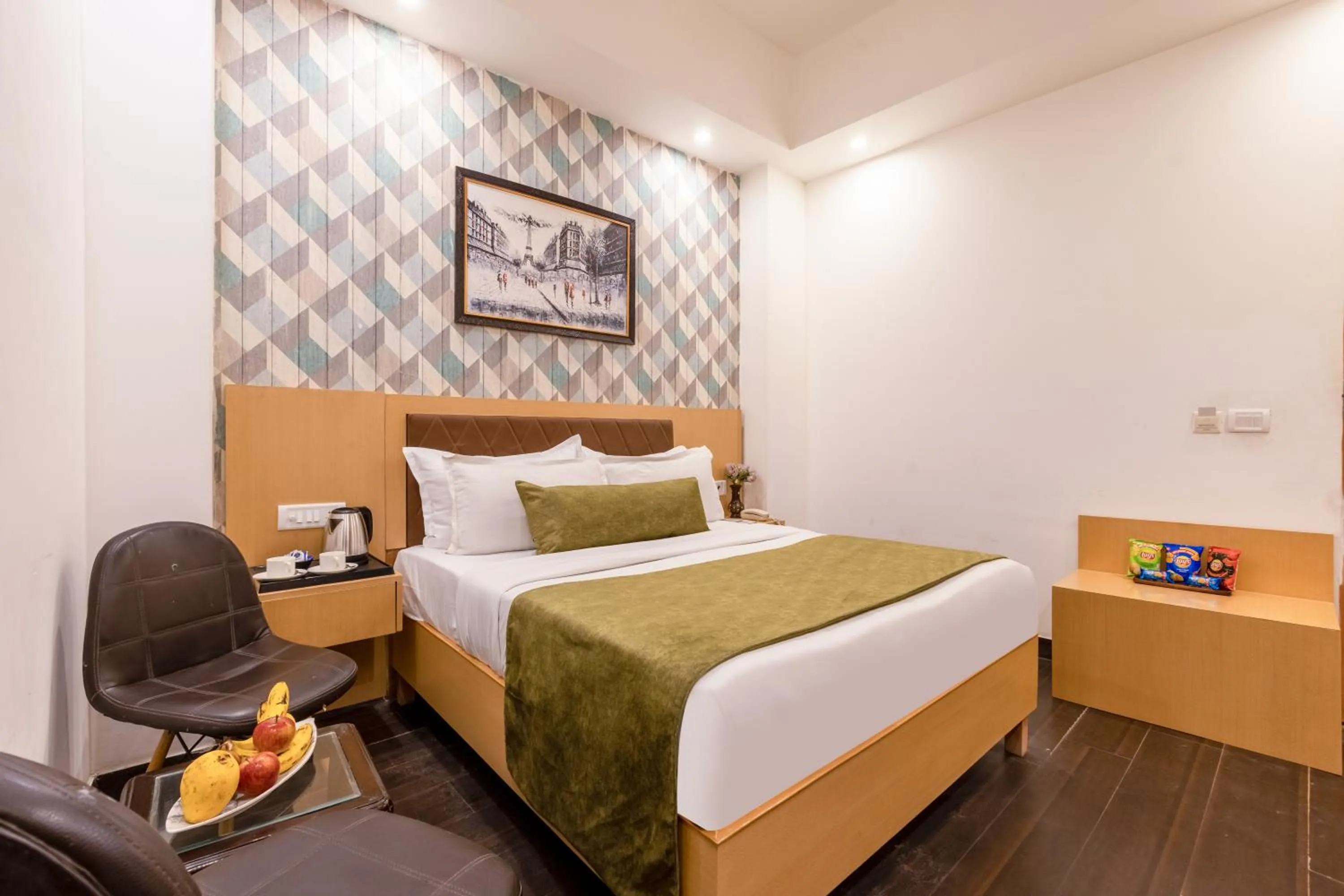 Bed in Yahobhoomi Hotel Tashree Dwarka Sector 23