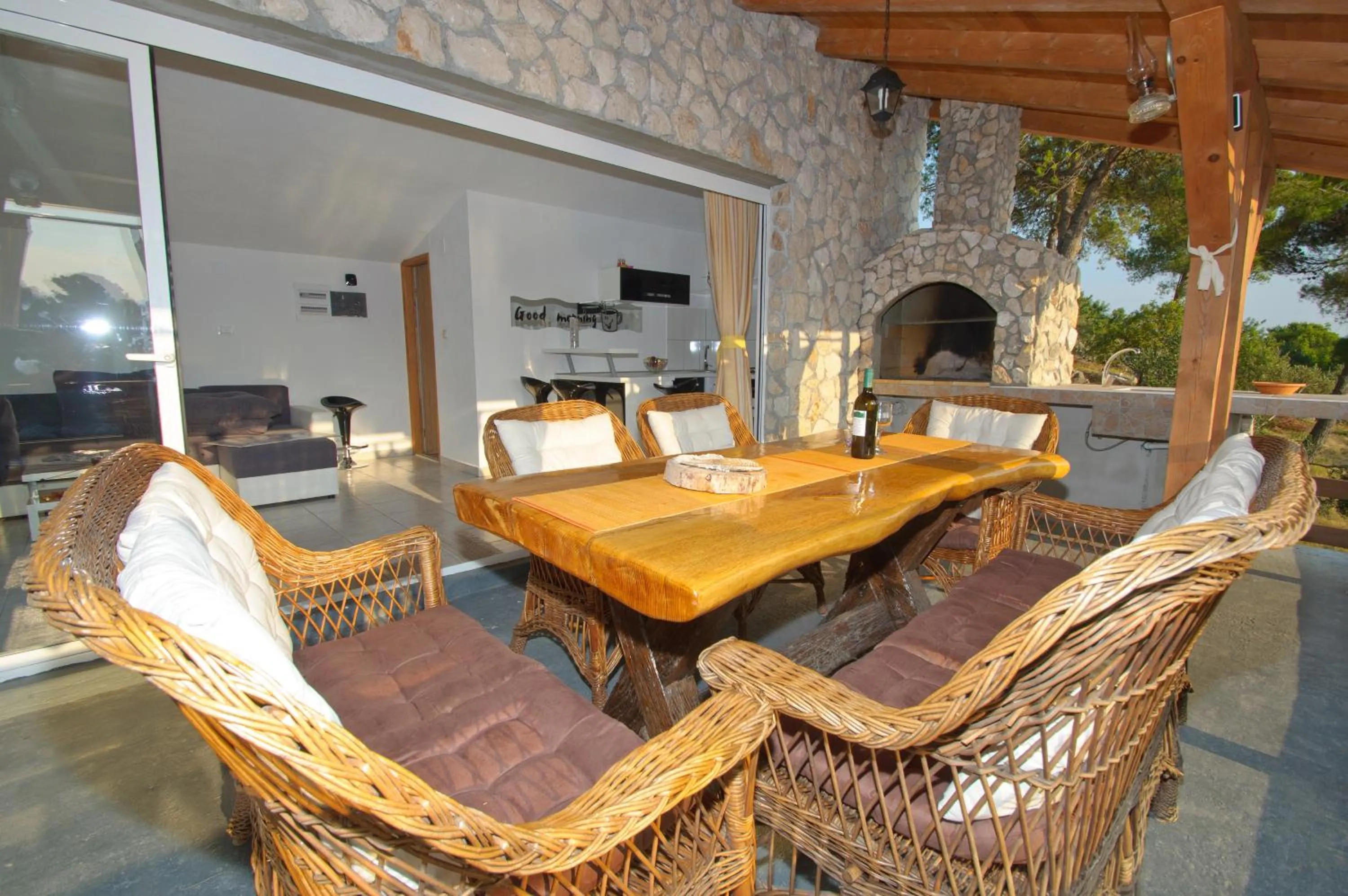 Balcony/Terrace in Holiday Home Villa Venta