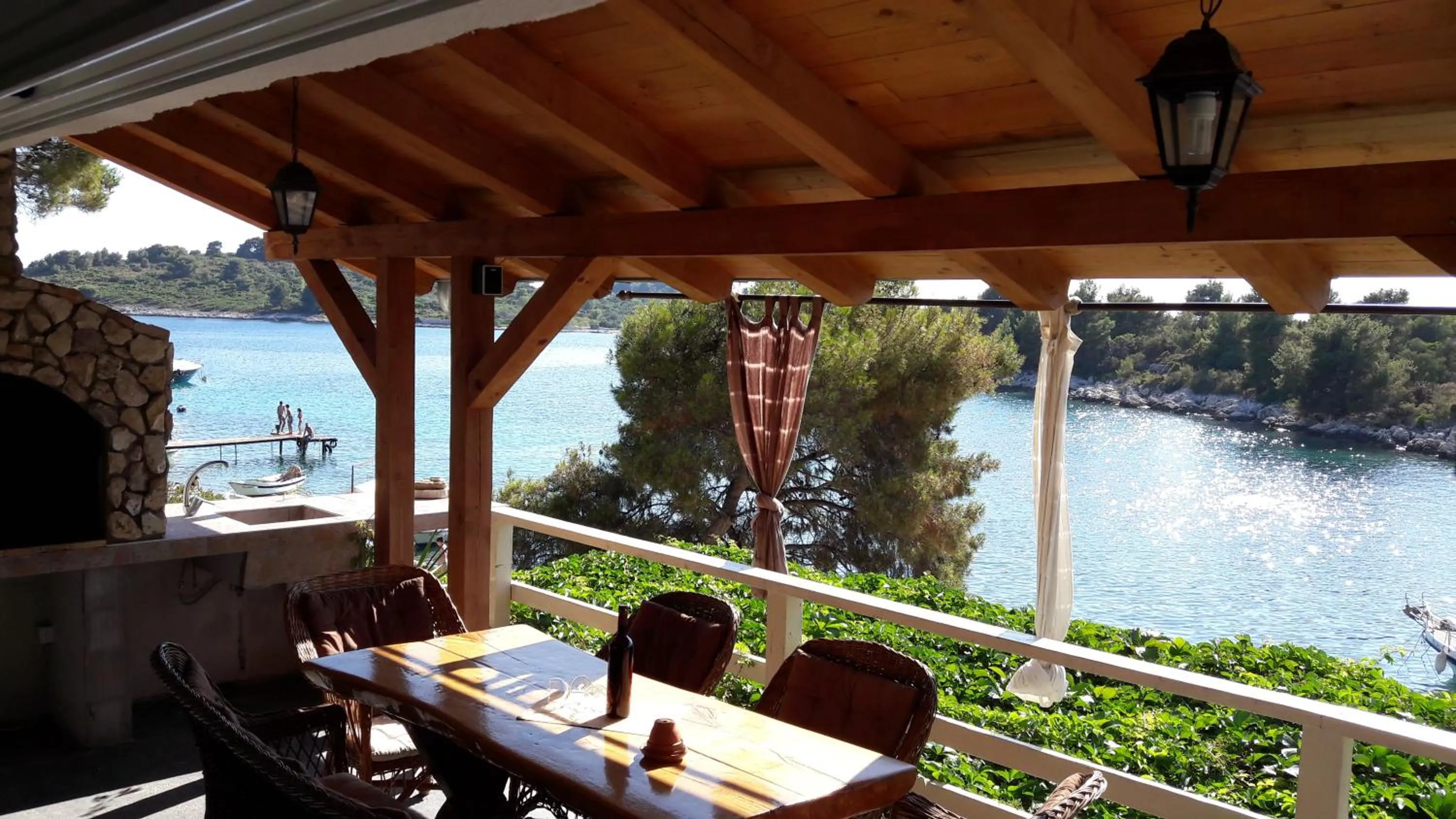 Balcony/Terrace in Holiday Home Villa Venta