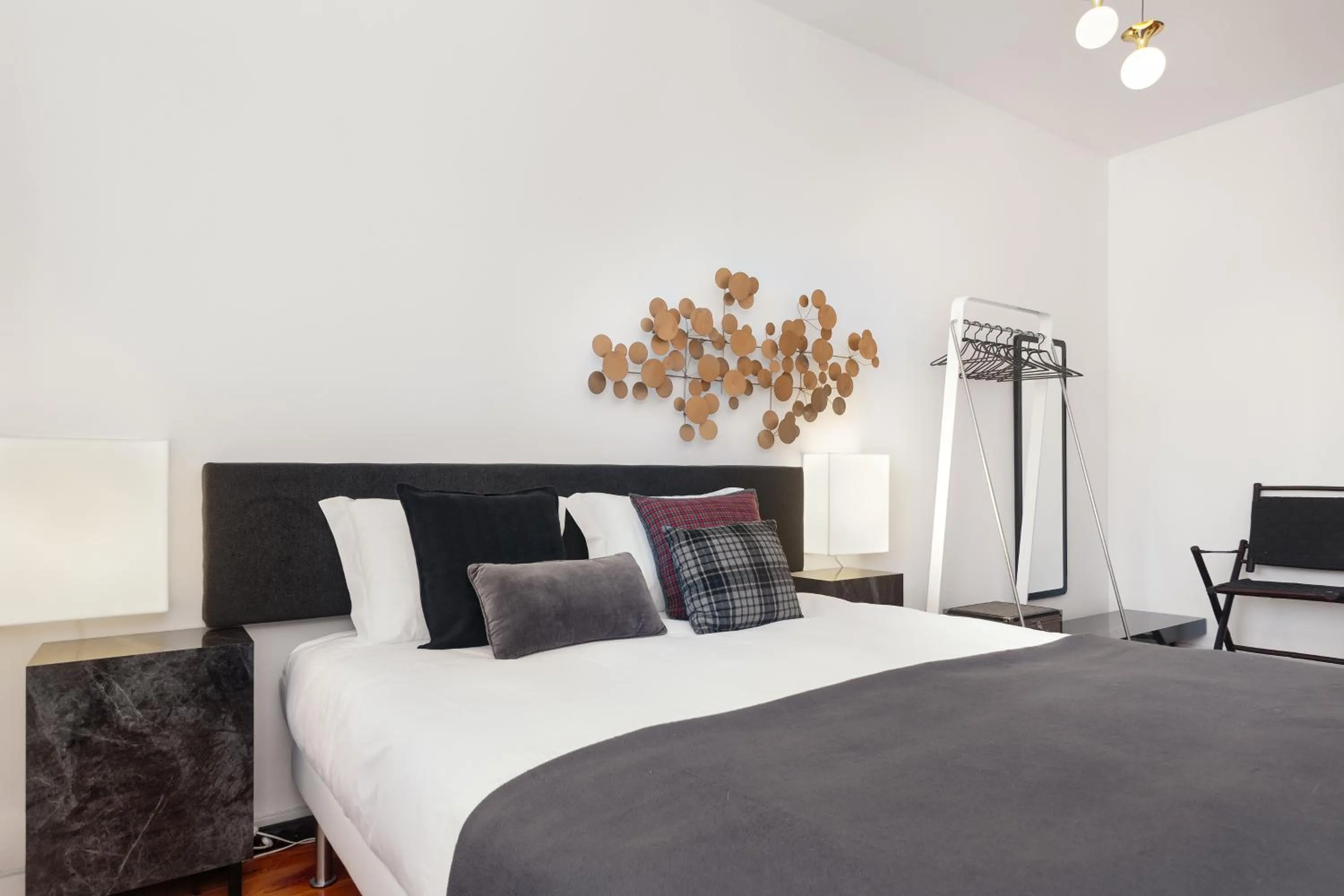 Bed in Oporto Chic & Cozy Studio Apartments