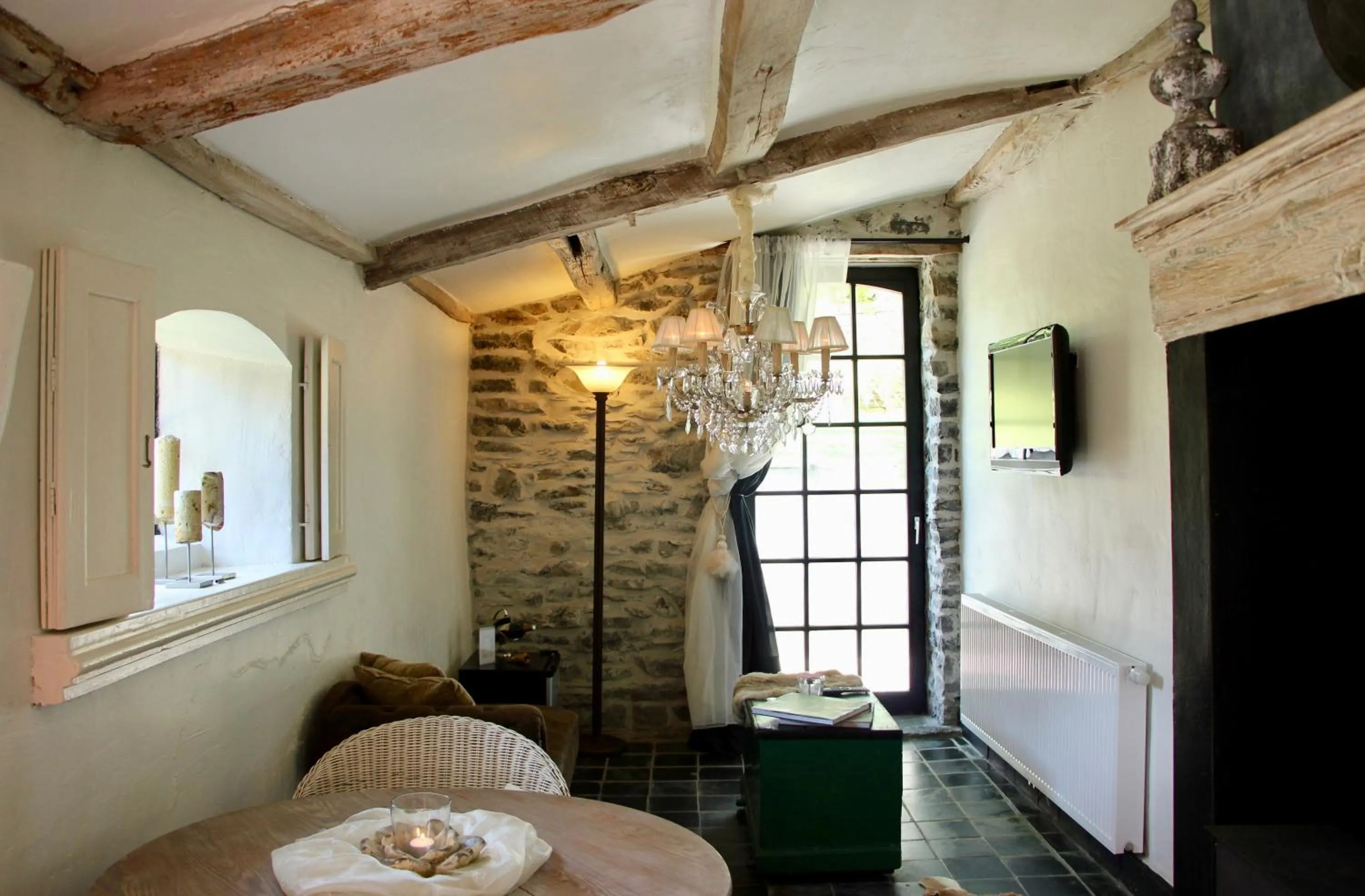 Seating area in B&B Het Stille Genoegen