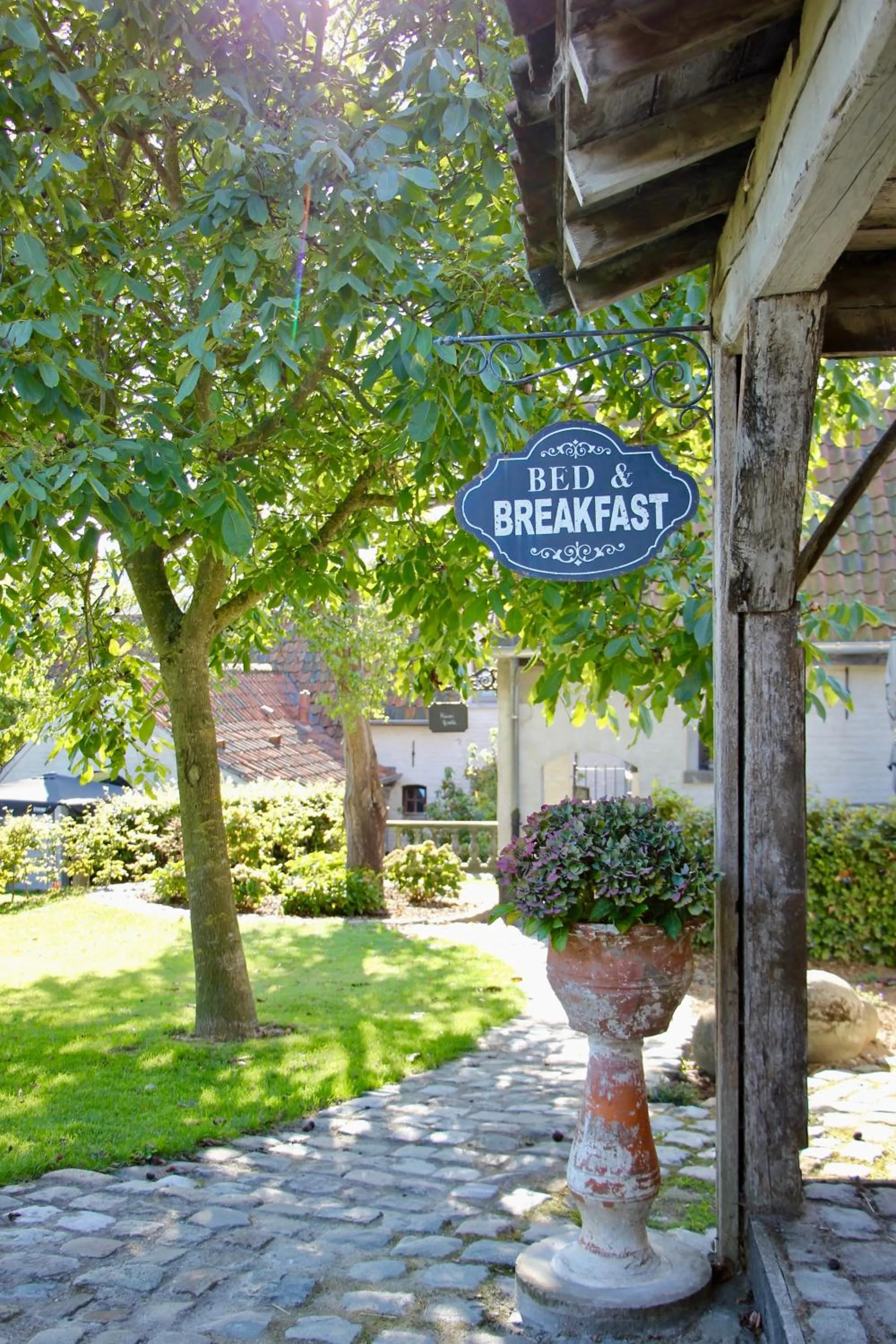 Facade/entrance in B&B Het Stille Genoegen