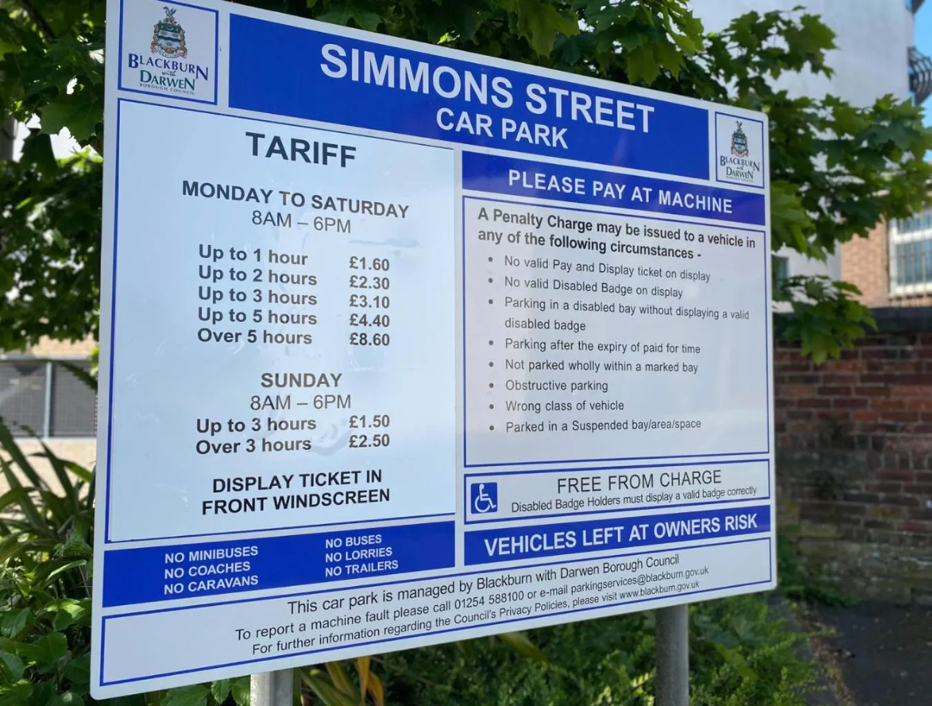 Parking in Hotel Royal