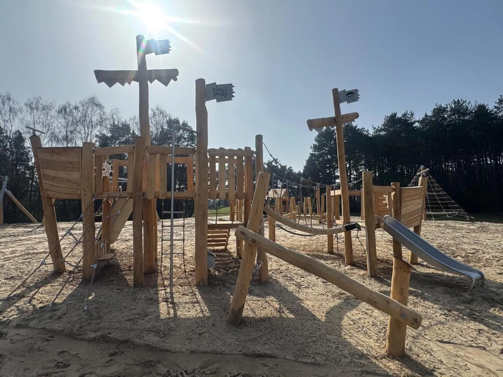 Children play ground in Vakantiepark Breebos