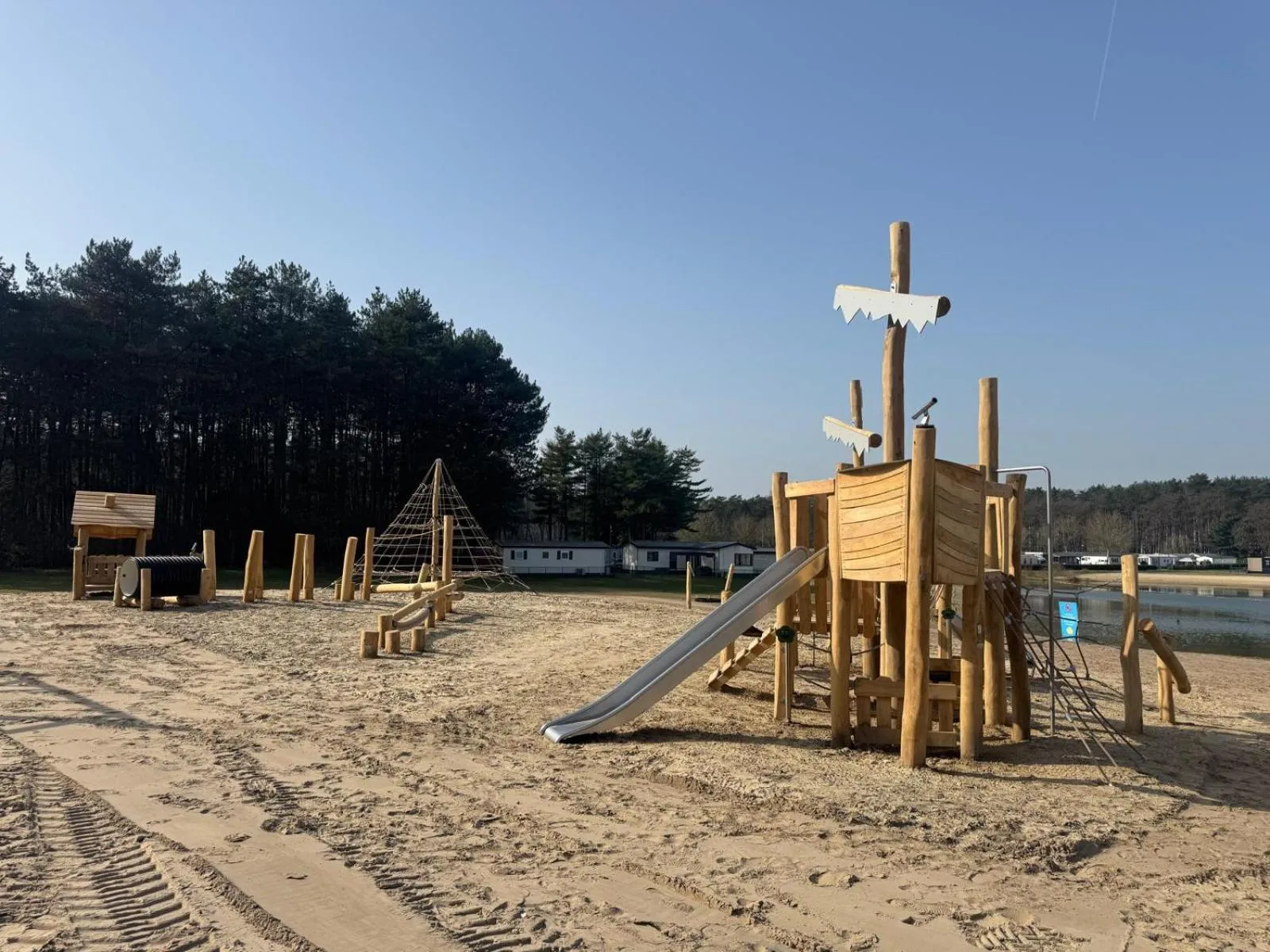 Children play ground in Vakantiepark Breebos