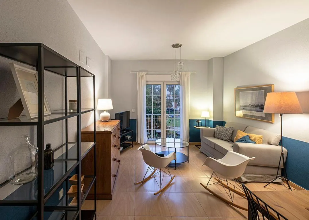 Living room, Bed in Apartamento Tíbula Sur Parking