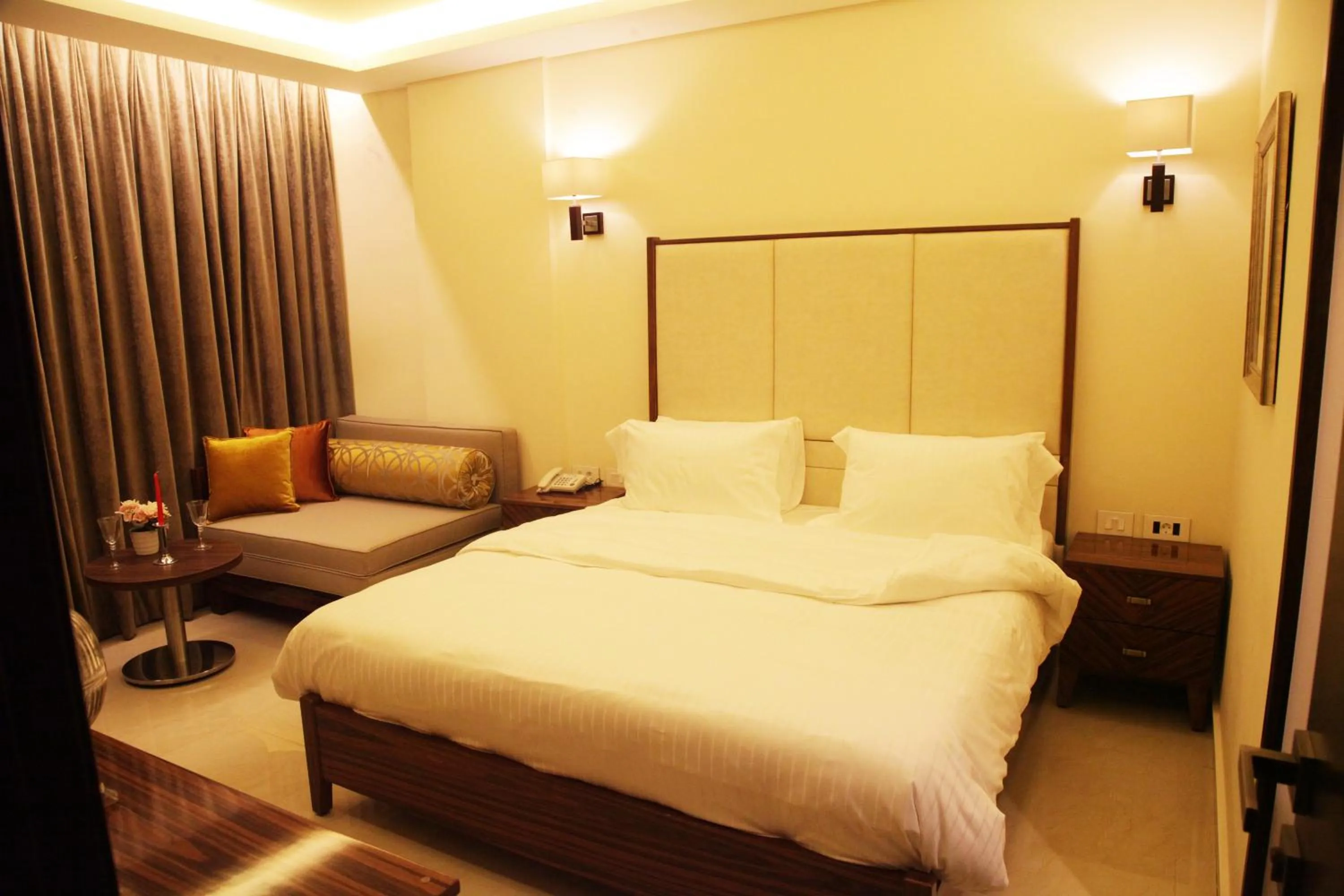 Bed in Grand Concerto Hotel