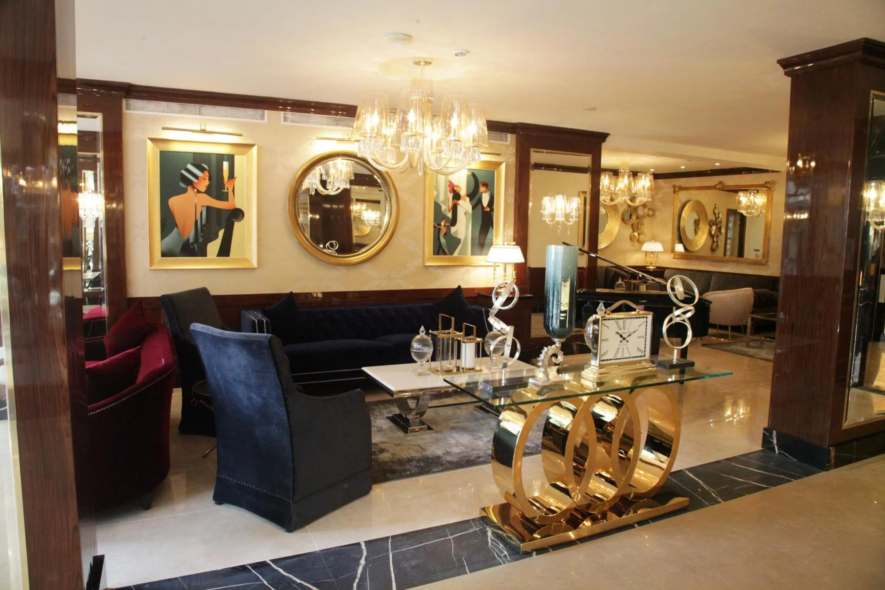 Lobby or reception in Grand Concerto Hotel