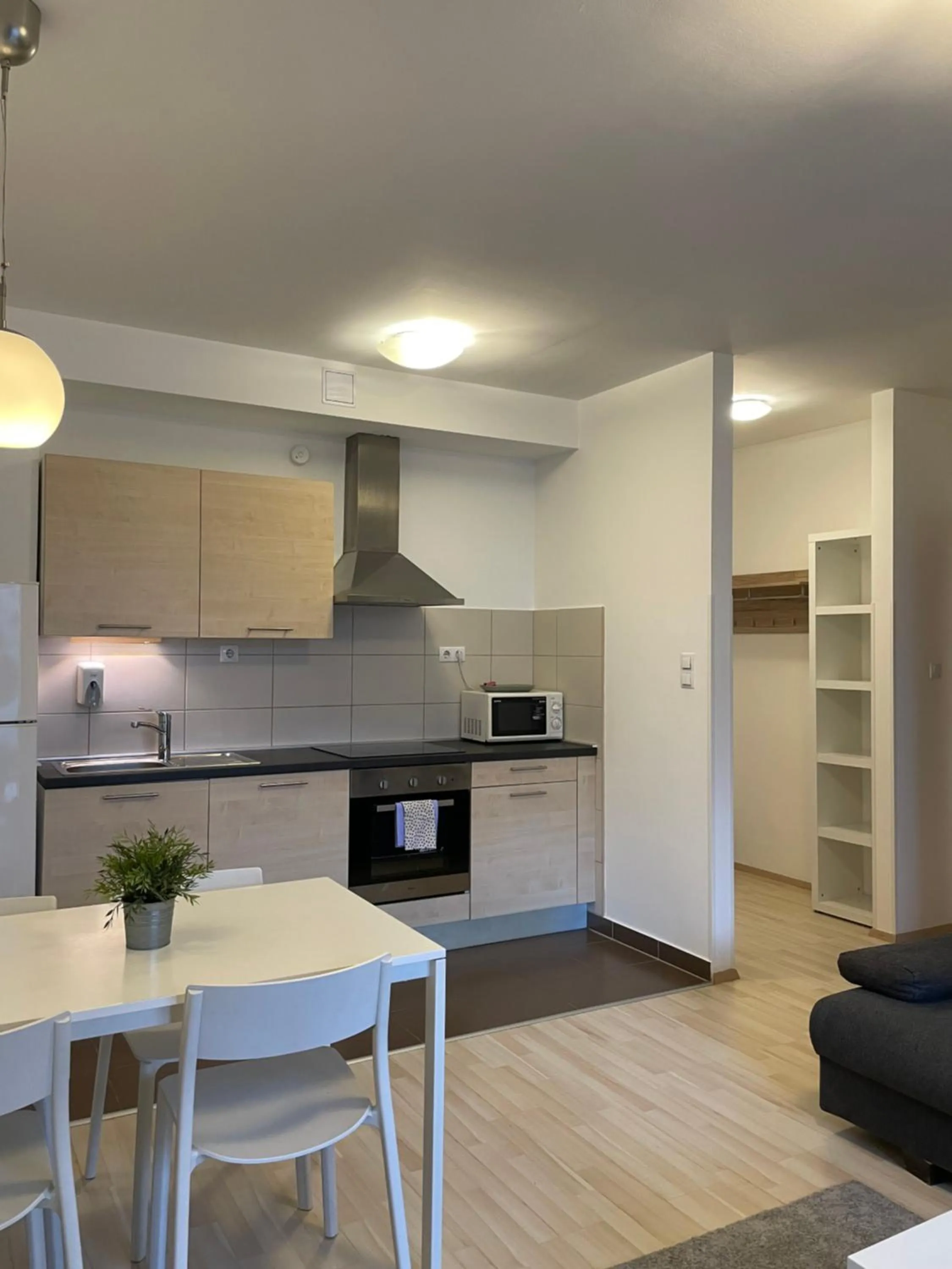 Kitchen or kitchenette in Corvin Center Suites