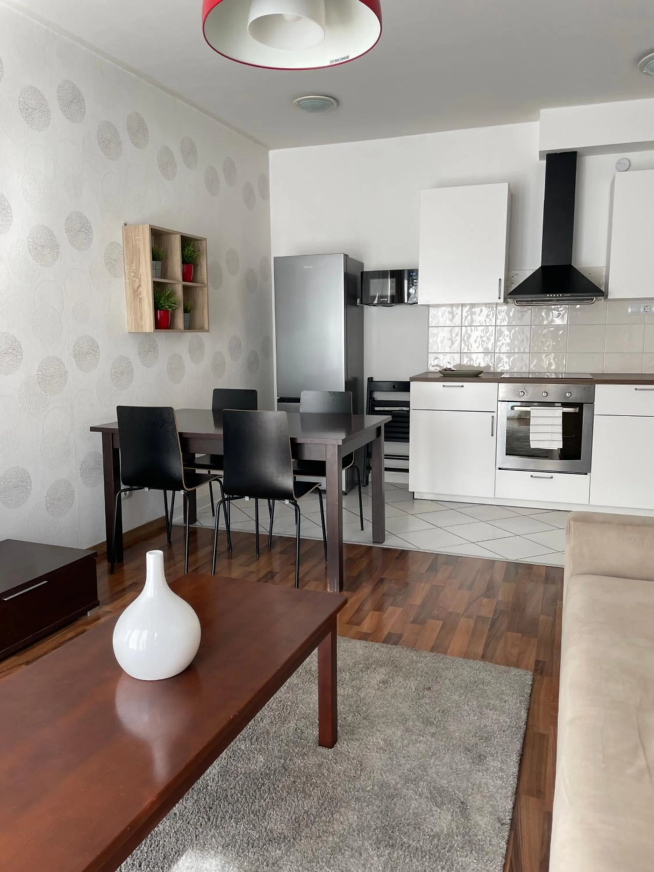 Kitchen or kitchenette in Corvin Center Suites