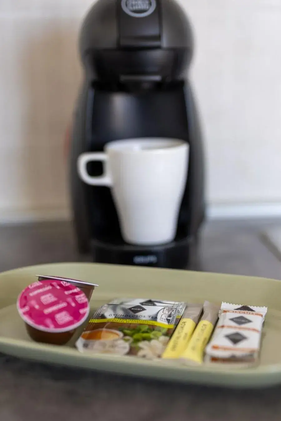 Coffee/tea facilities in Corvin Center Suites Coffee/tea facilities in Corvin Center Suites