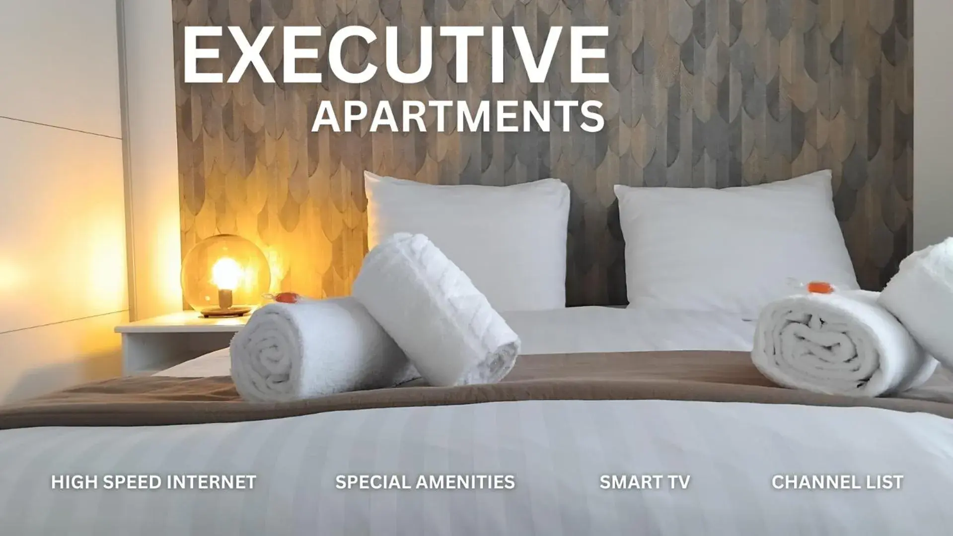 Bed in Corvin Center Suites Bed in Corvin Center Suites