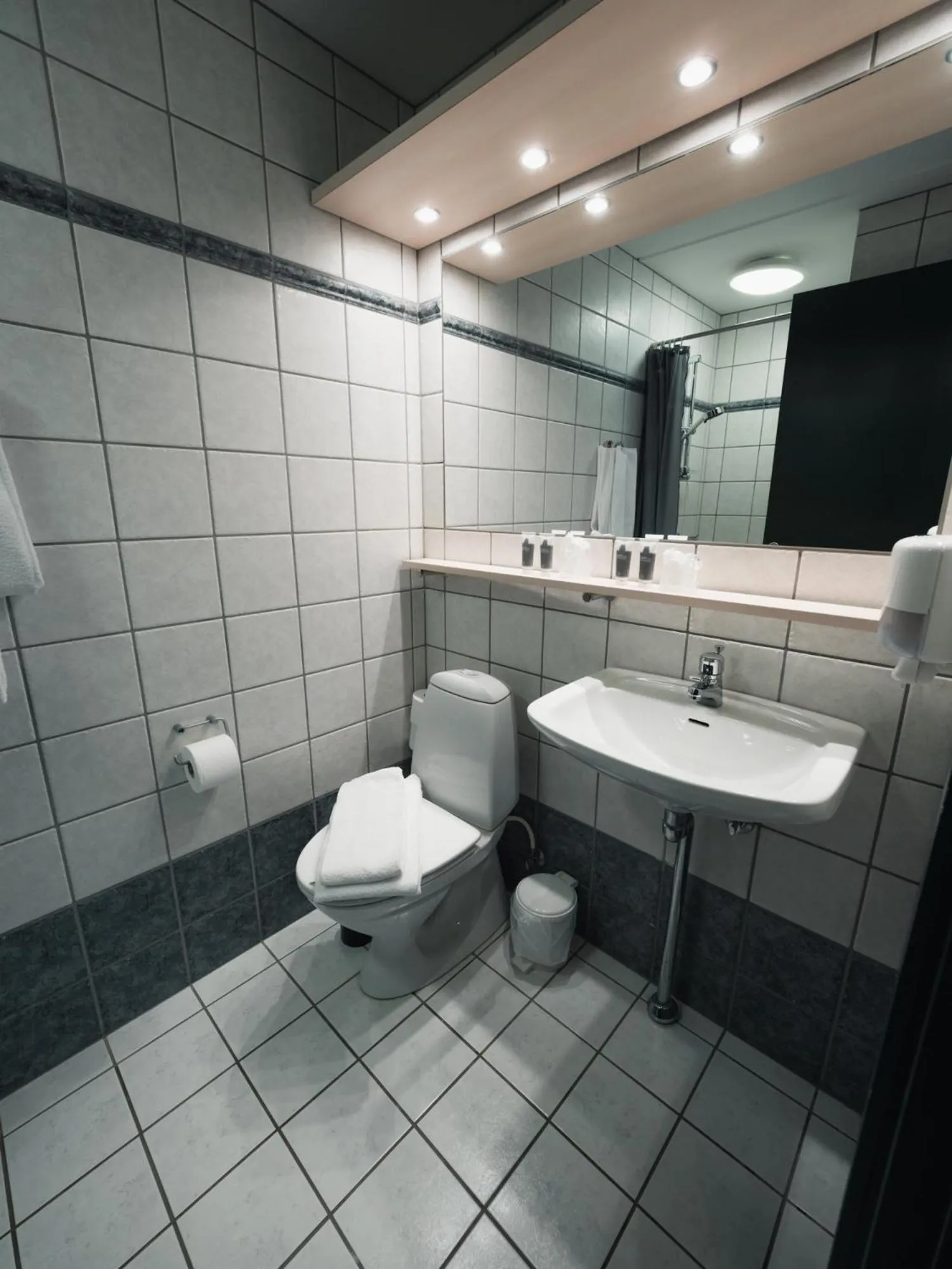 Toilet in Strandhotel Klinten