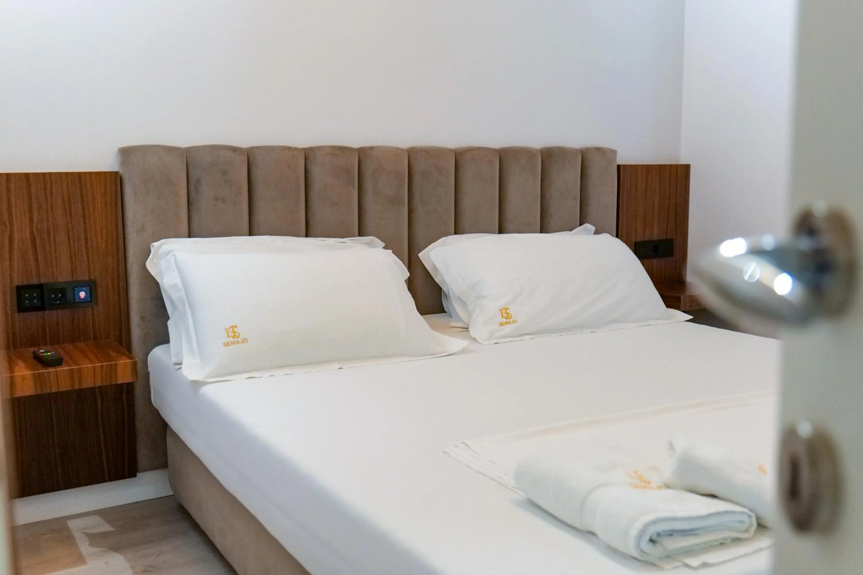 Bed in Hotel Semajo