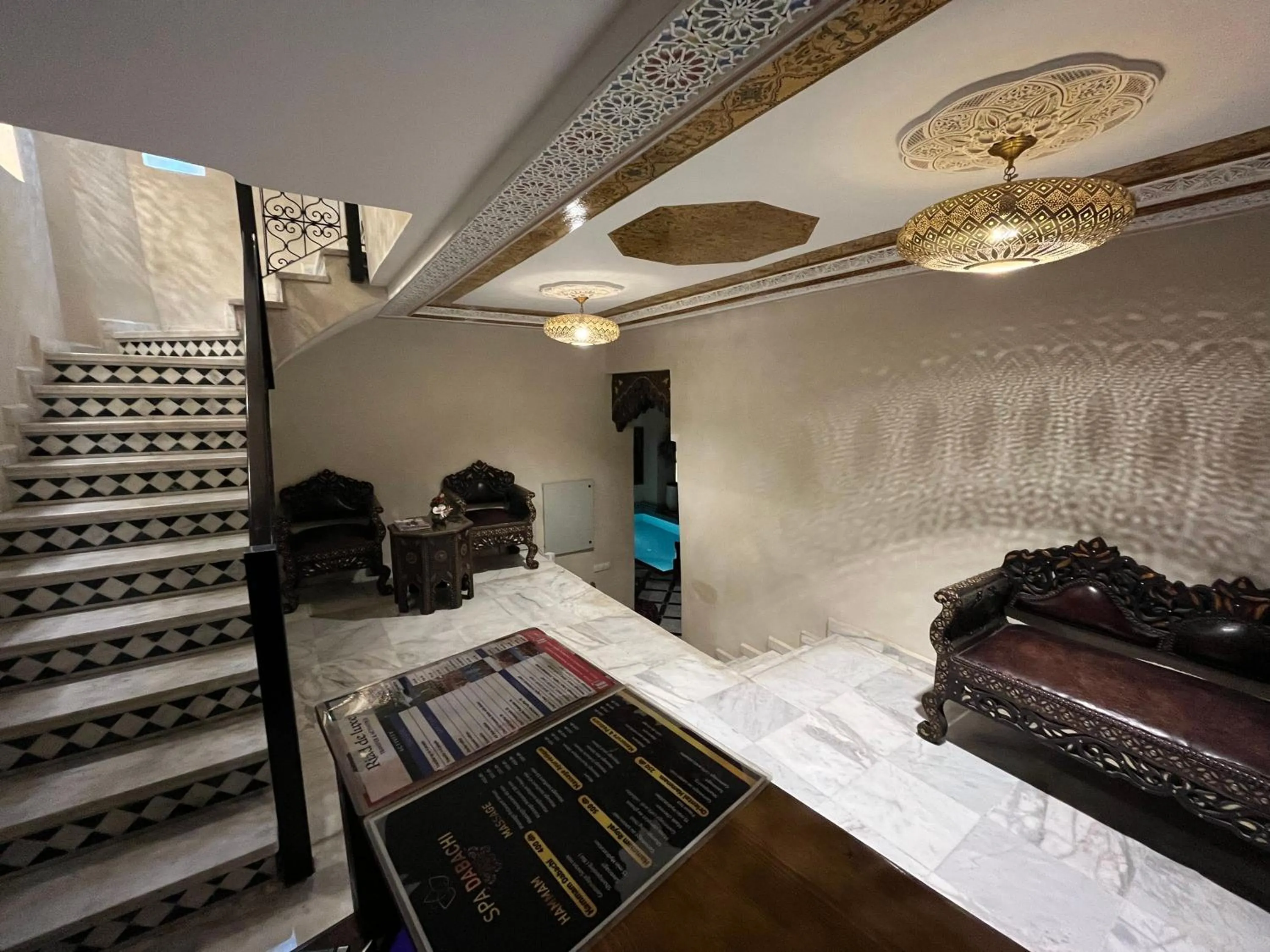 Lobby or reception in Riad Deluxe