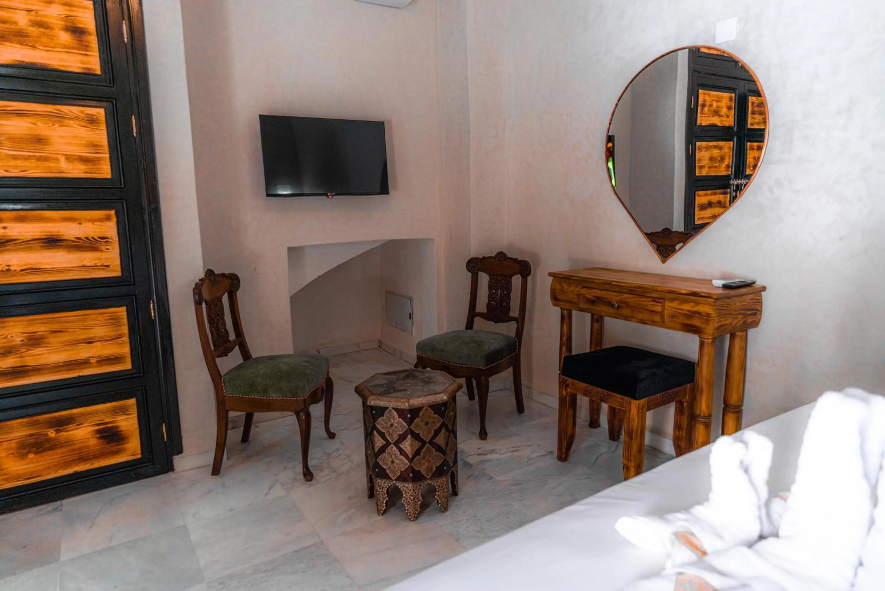TV and multimedia, Bed in Riad Deluxe