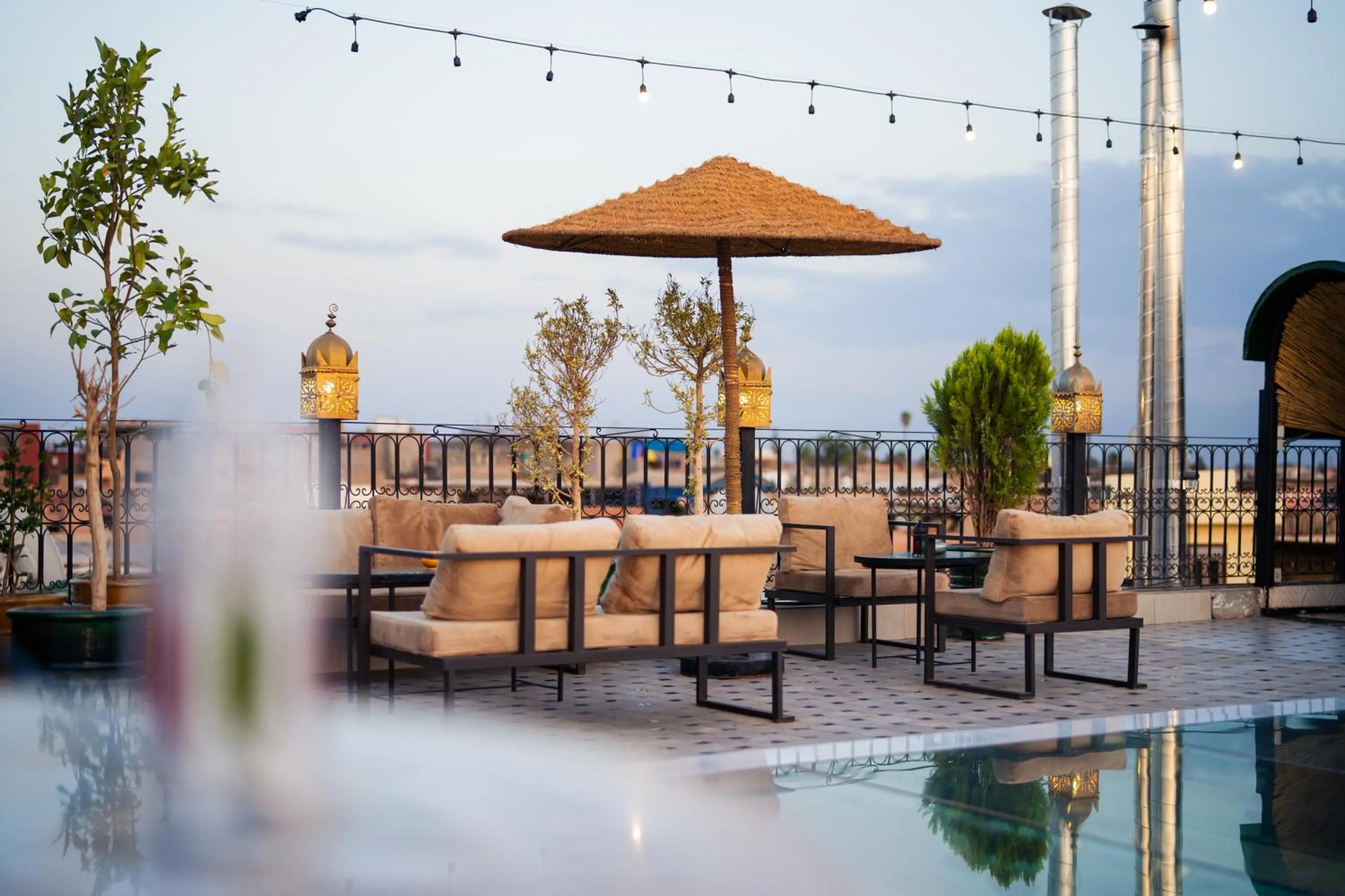 Natural landscape in Riad Deluxe