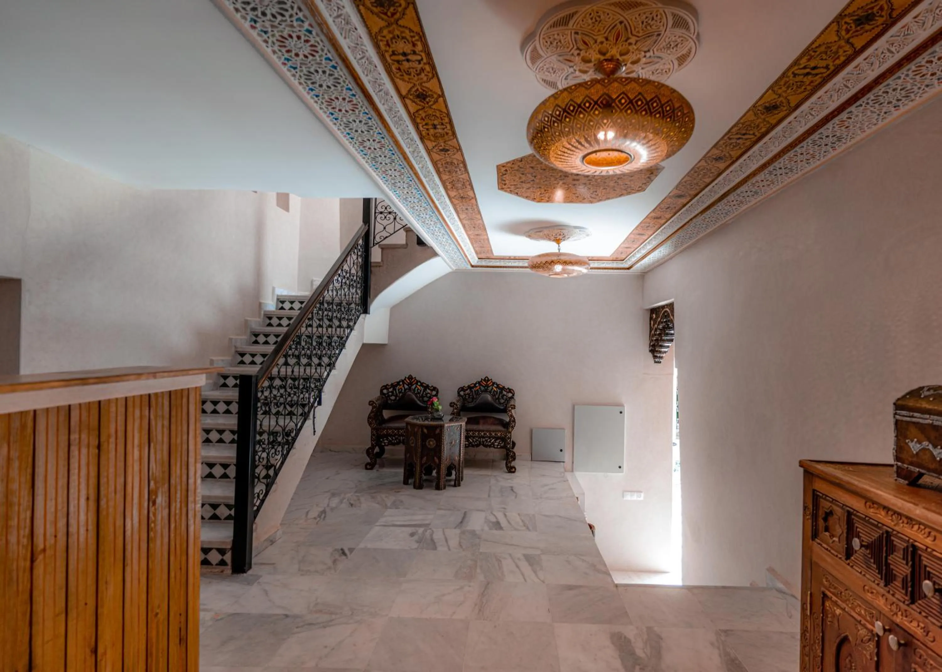 Lobby or reception in Riad Deluxe